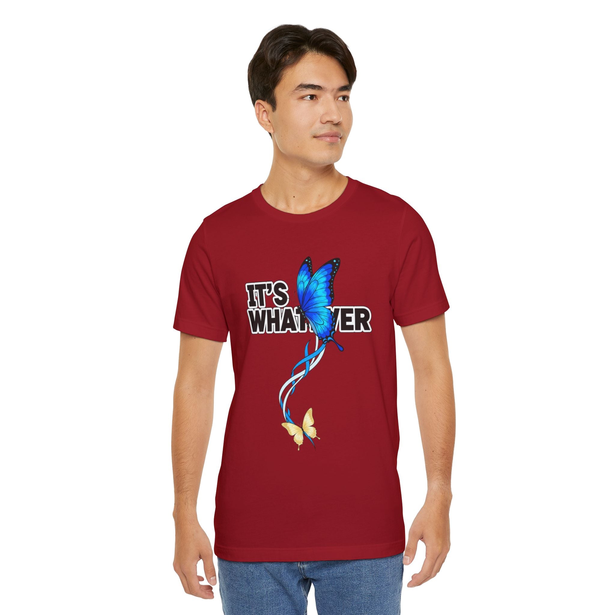 It's Whatever Blue Butterfly Tee