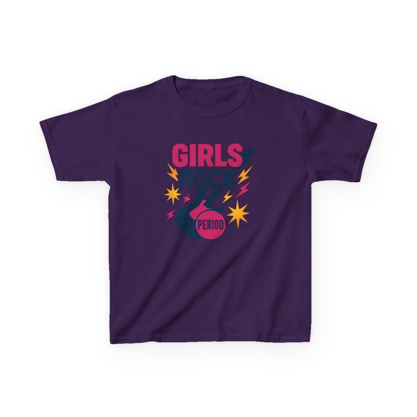 Girls Rock Period Kids Tee