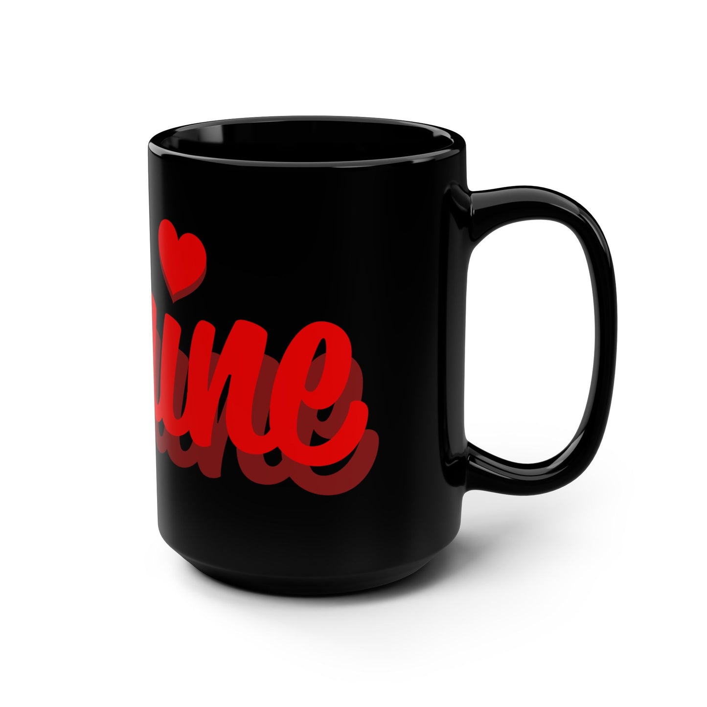 Mug - Be Mine 15oz Black Mug for Valentine's Day Gift