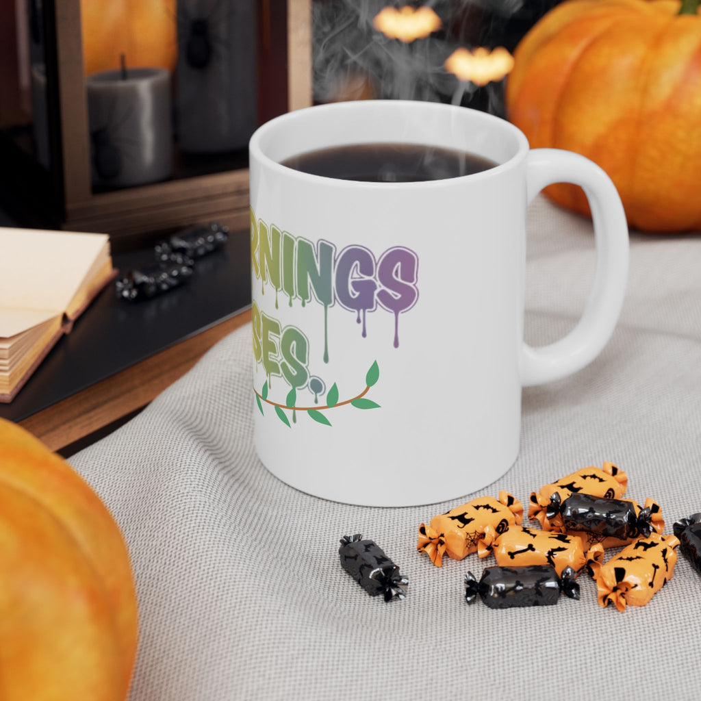 Soft Mornings. She Rises. — Inspirational Ceramic Mug