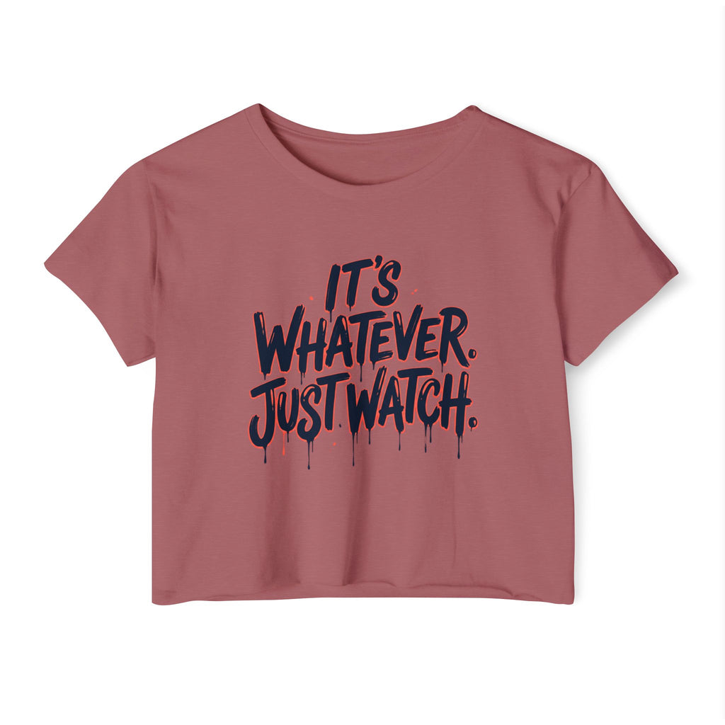 Just Watch Crop Top