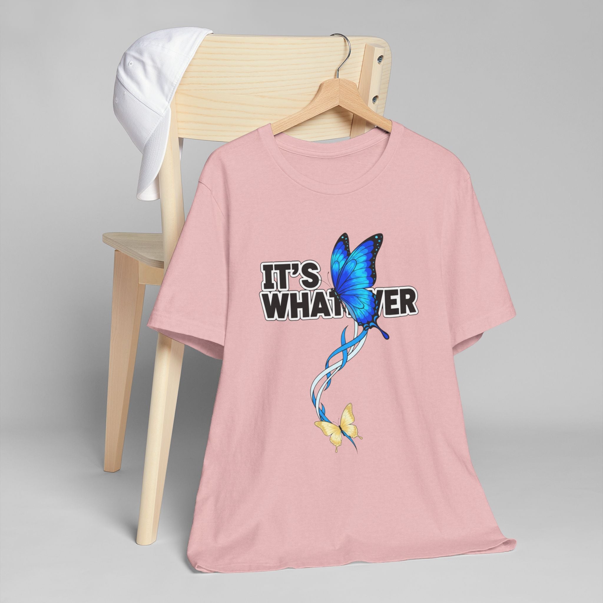 It's Whatever Blue Butterfly Tee