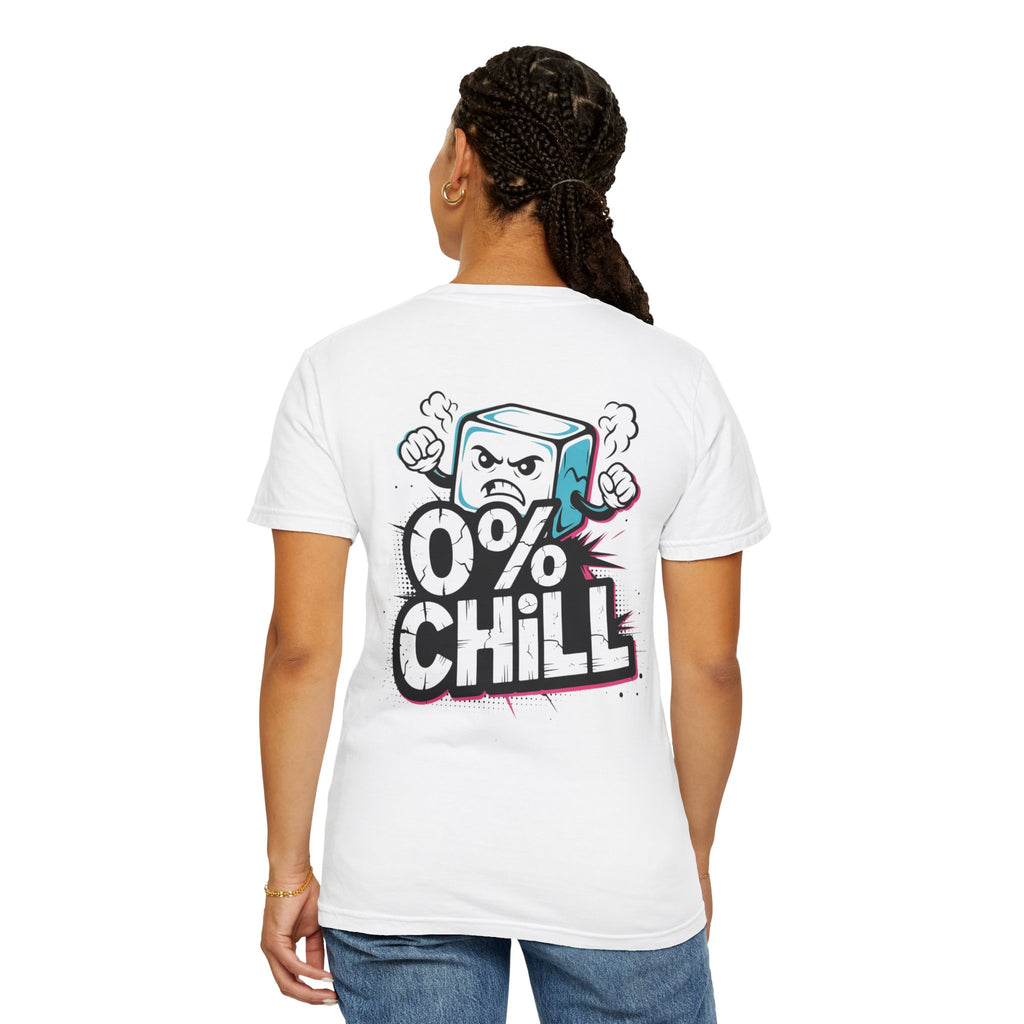 T-Shirt — '0% Chill' Angry Ice Cube Graphic Tee
