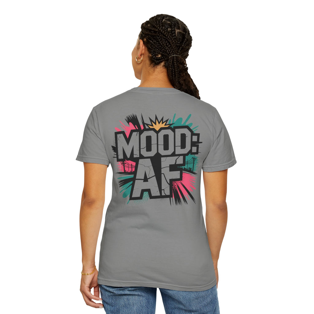MOOD AF Graphic Tee — Bold Retro Pop-Art Unisex T-Shirt