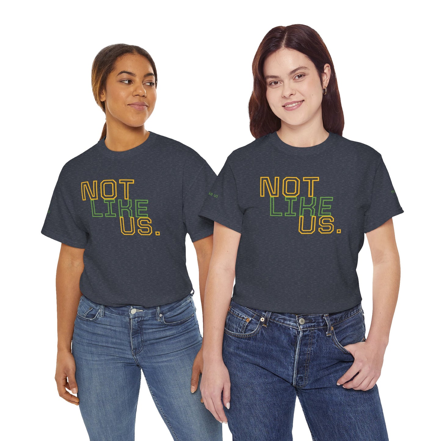 Unisex Heavy Cotton Tee - "NOT LIKE US" Statement Tee