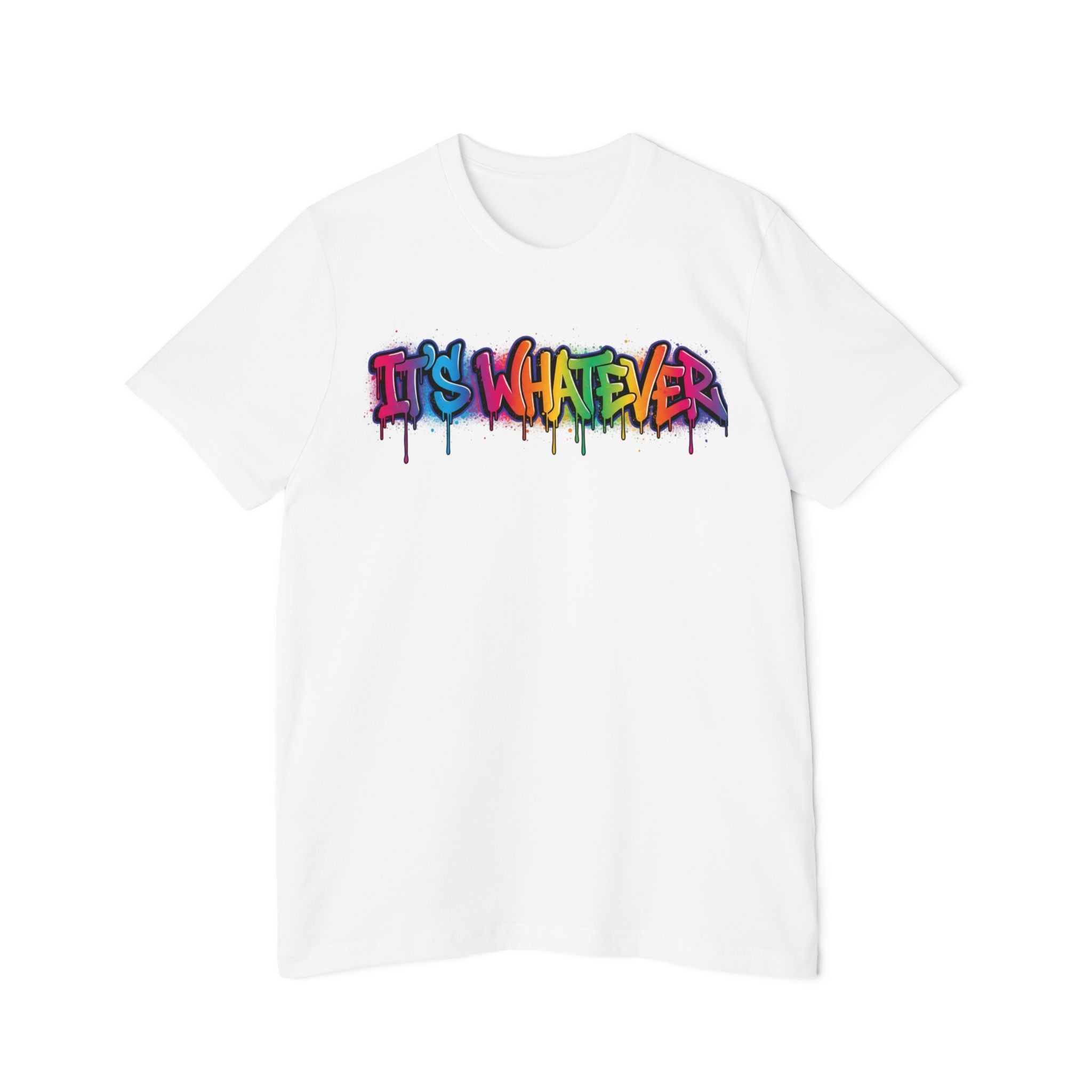 IT'S WHATEVER Graffiti Tee — Colorful Streetwear