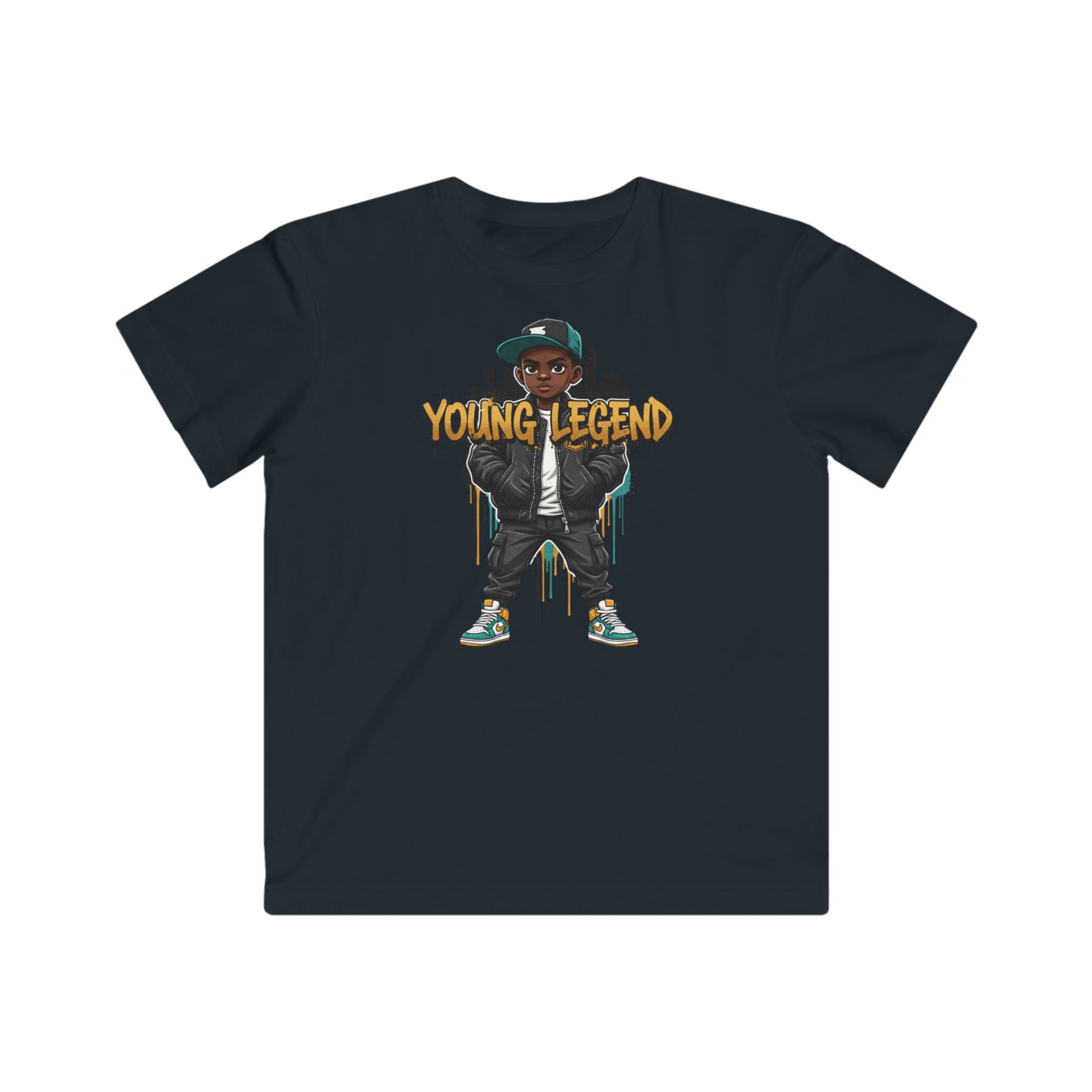 Kids "Young Legend" Graphic Tee — Urban Boy Streetwear