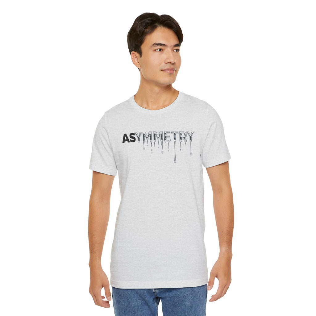 Asymmetry Drip Graphic T-Shirt