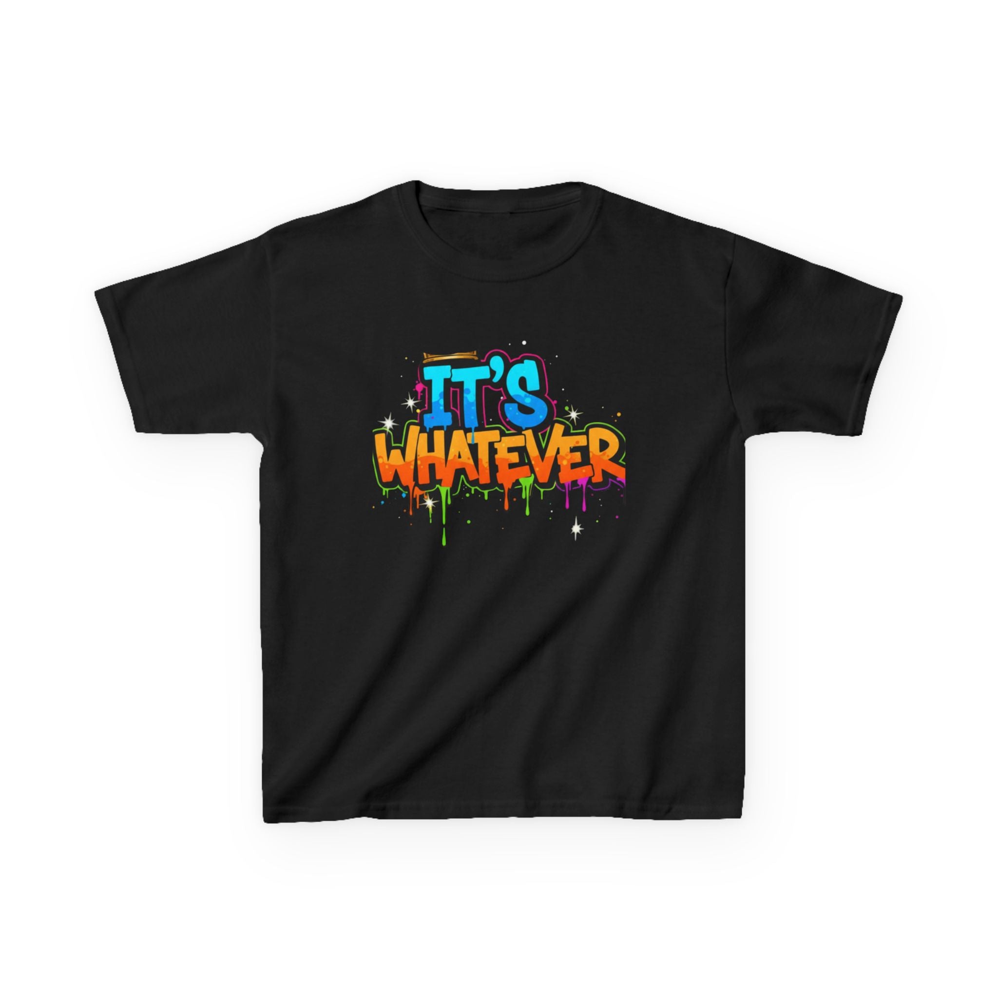 Color Drip Graffiti Kids Tee — Streetwear Graphic T-Shirt