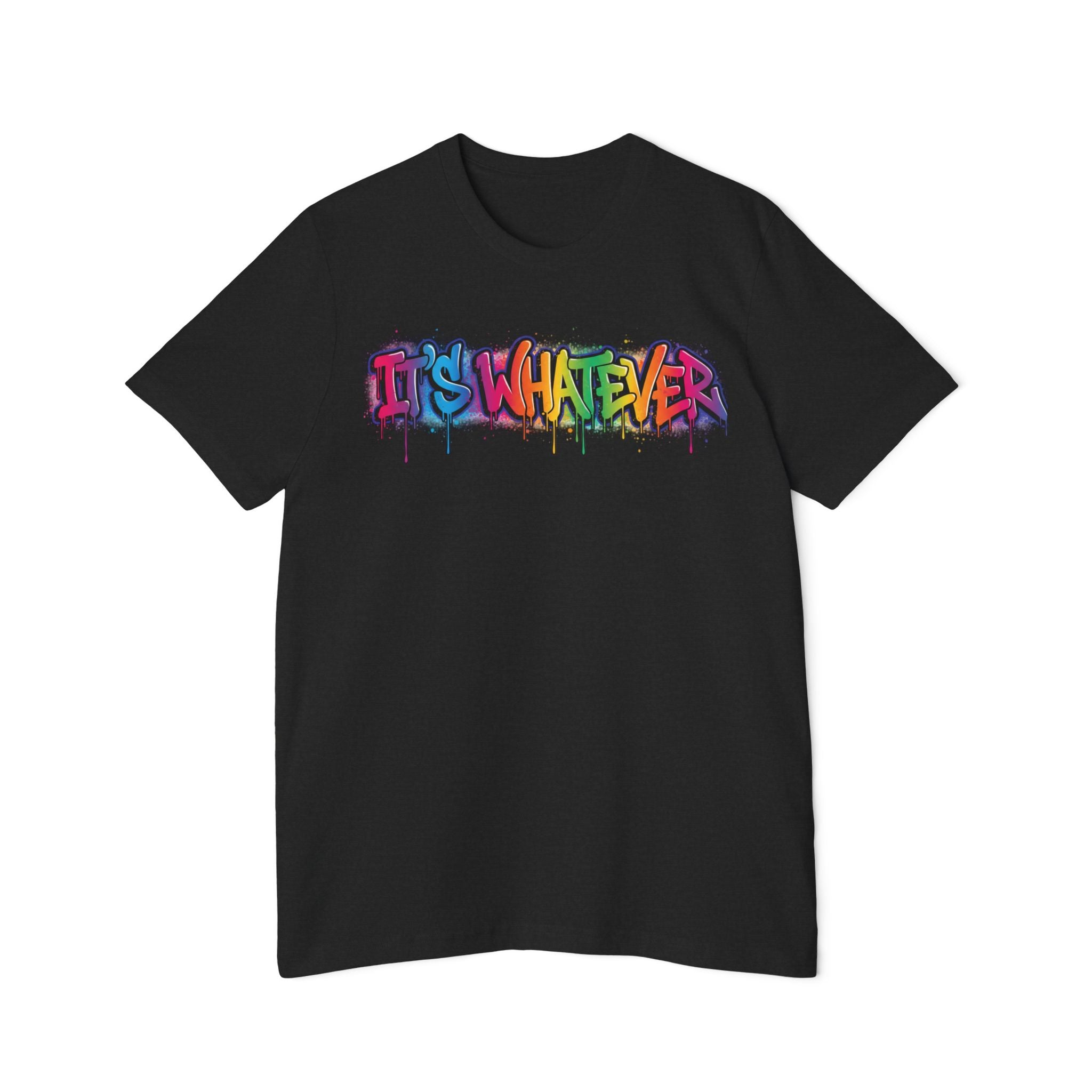 IT'S WHATEVER Graffiti Tee — Colorful Streetwear