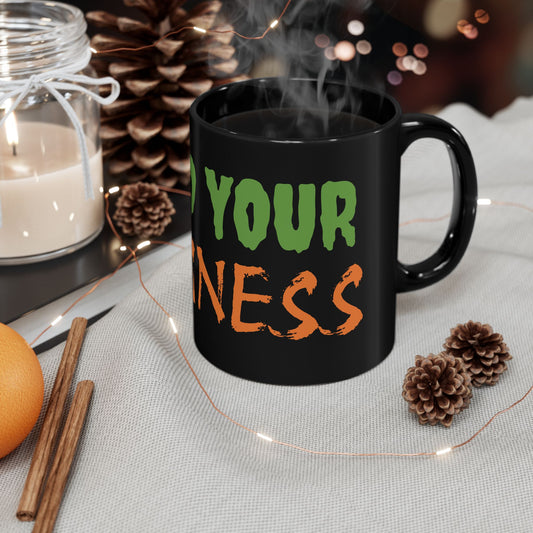 Funny Black Mug - "Mind Your Business" - Ideal for Coffee Lovers & Gifts