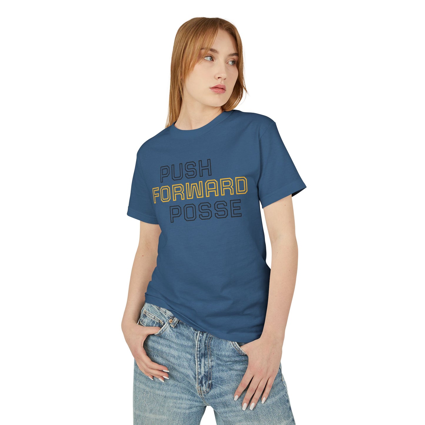 Push Forward Posse Tee - Unisex Heavyweight Cotton Shirt