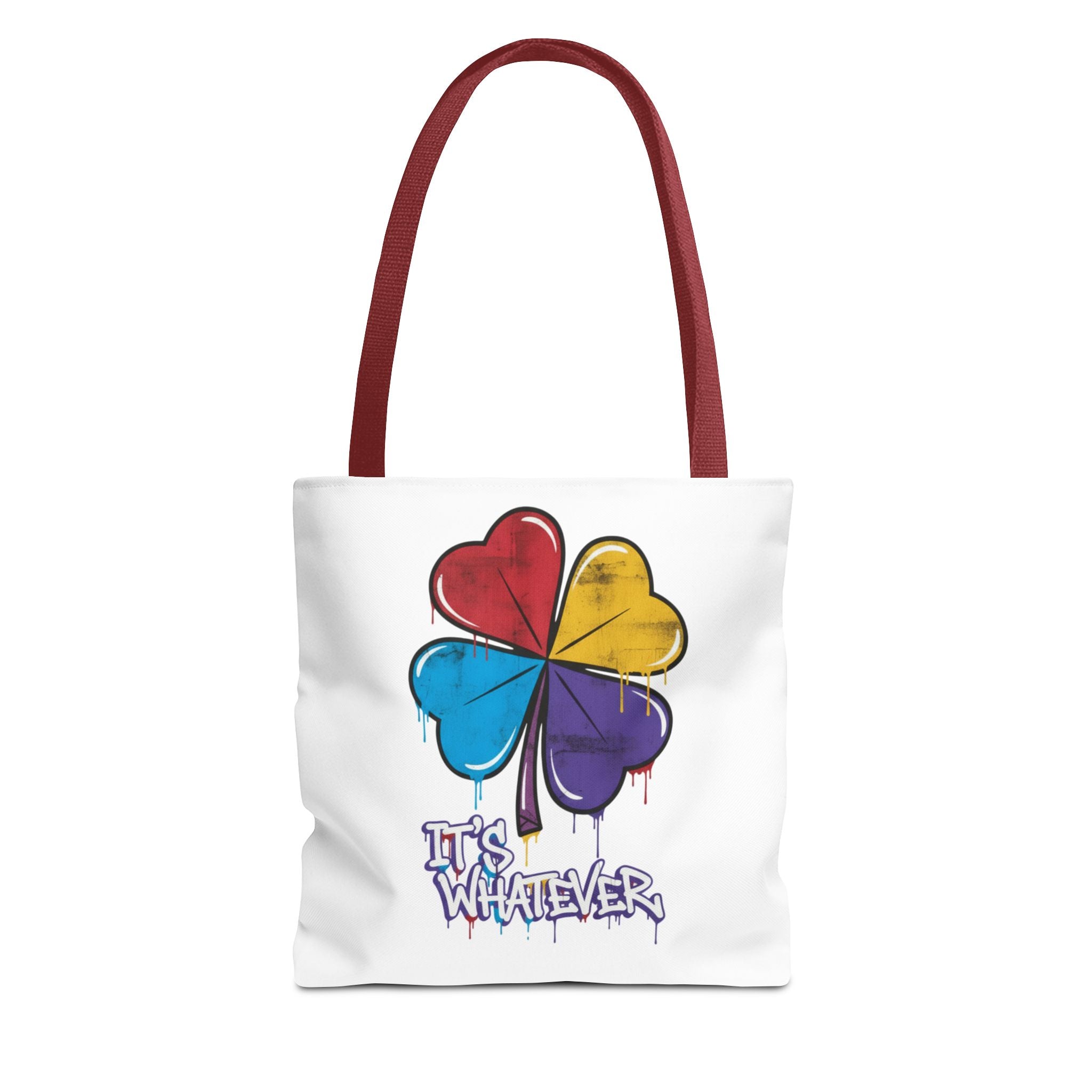 Rainbow Drip Graphic Tote Bag