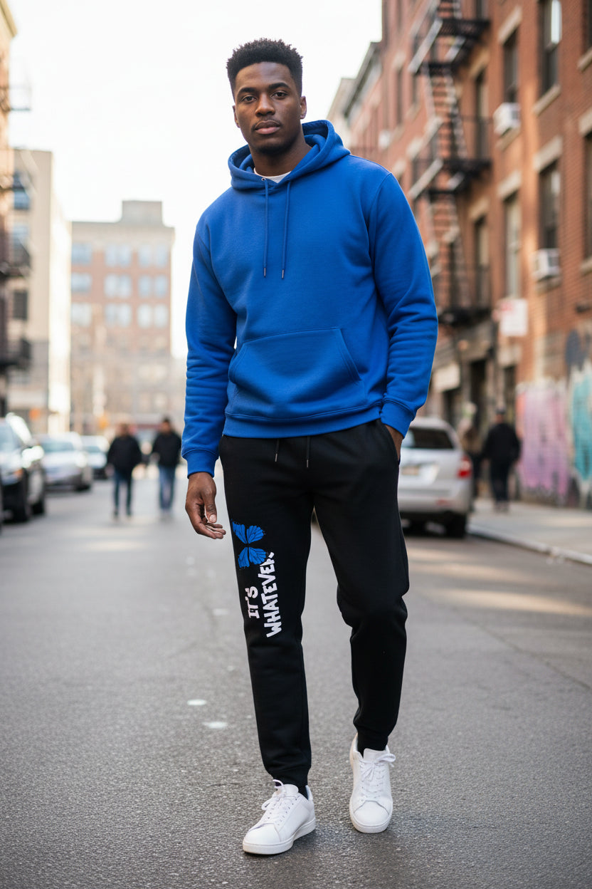 IT'S WHATEVER Butterfly Joggers — Streetwear Sweatpants