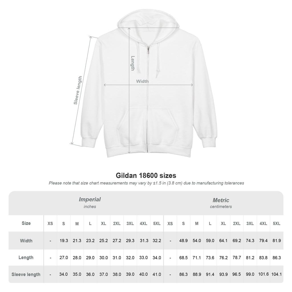 IT'S WHATEVER Full Zip Hoodie