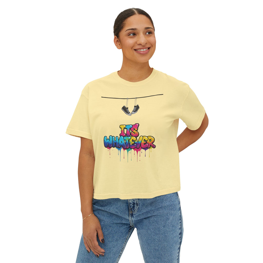 Graffiti Drip Boxy Tee