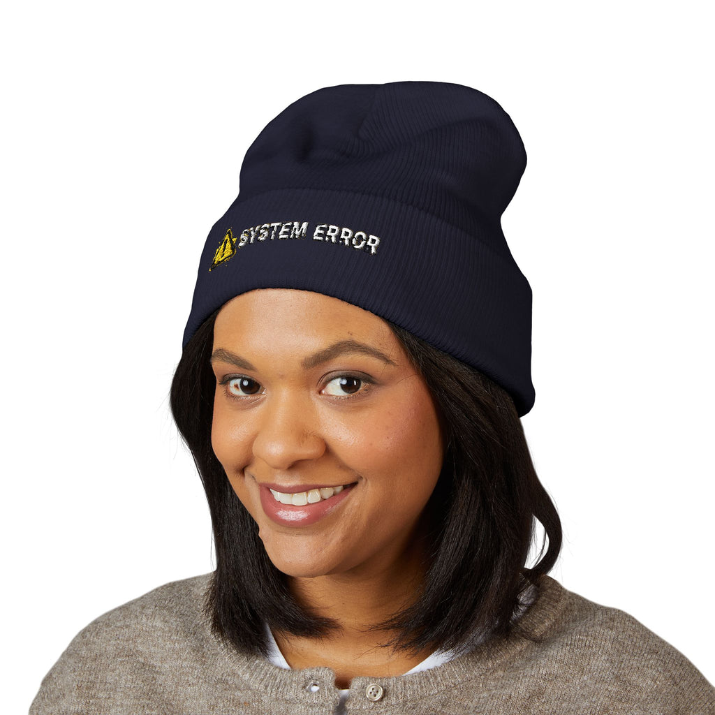 System Error Cuffed Beanie