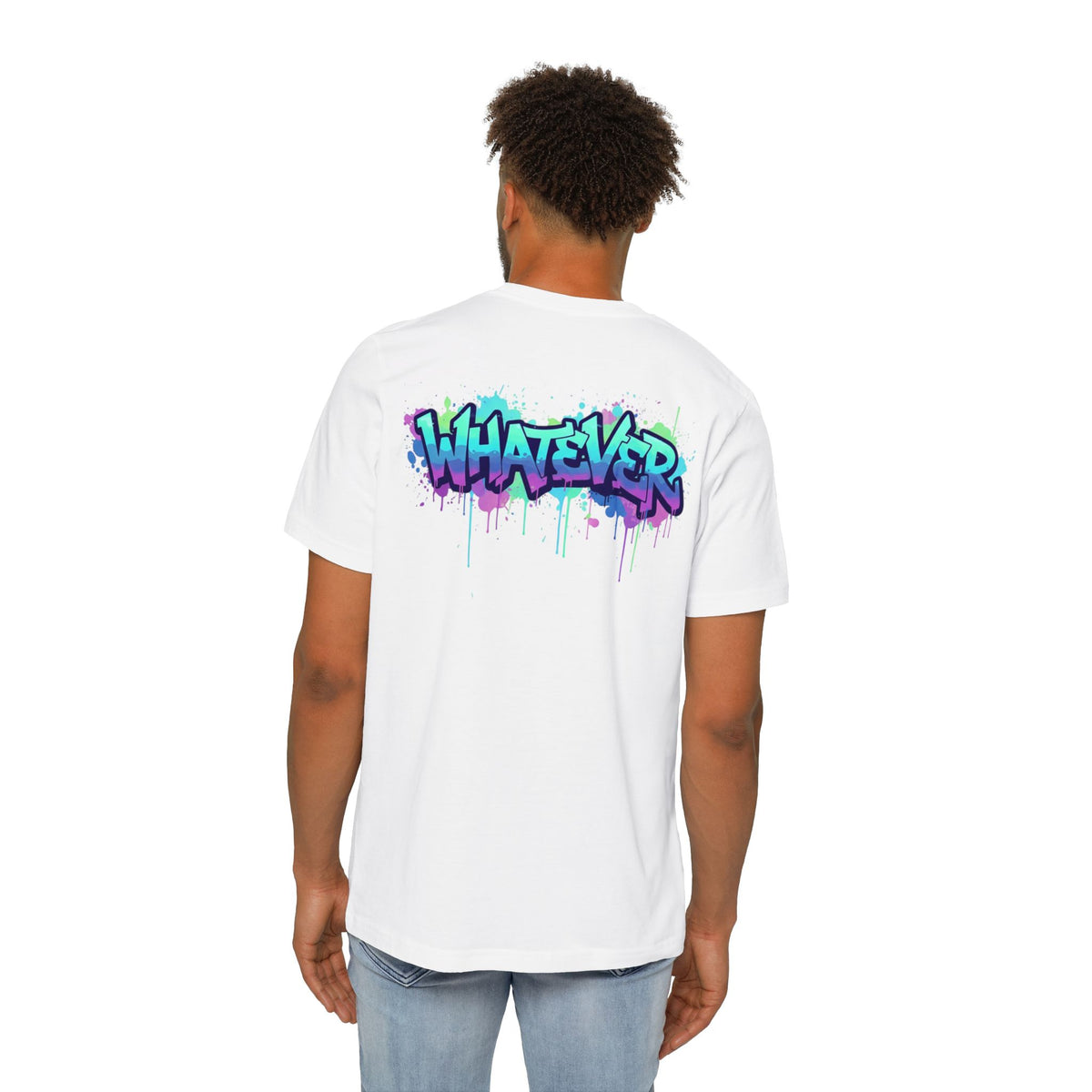 IT'S WHATEVER Graffiti Tee — Colorful Streetwear