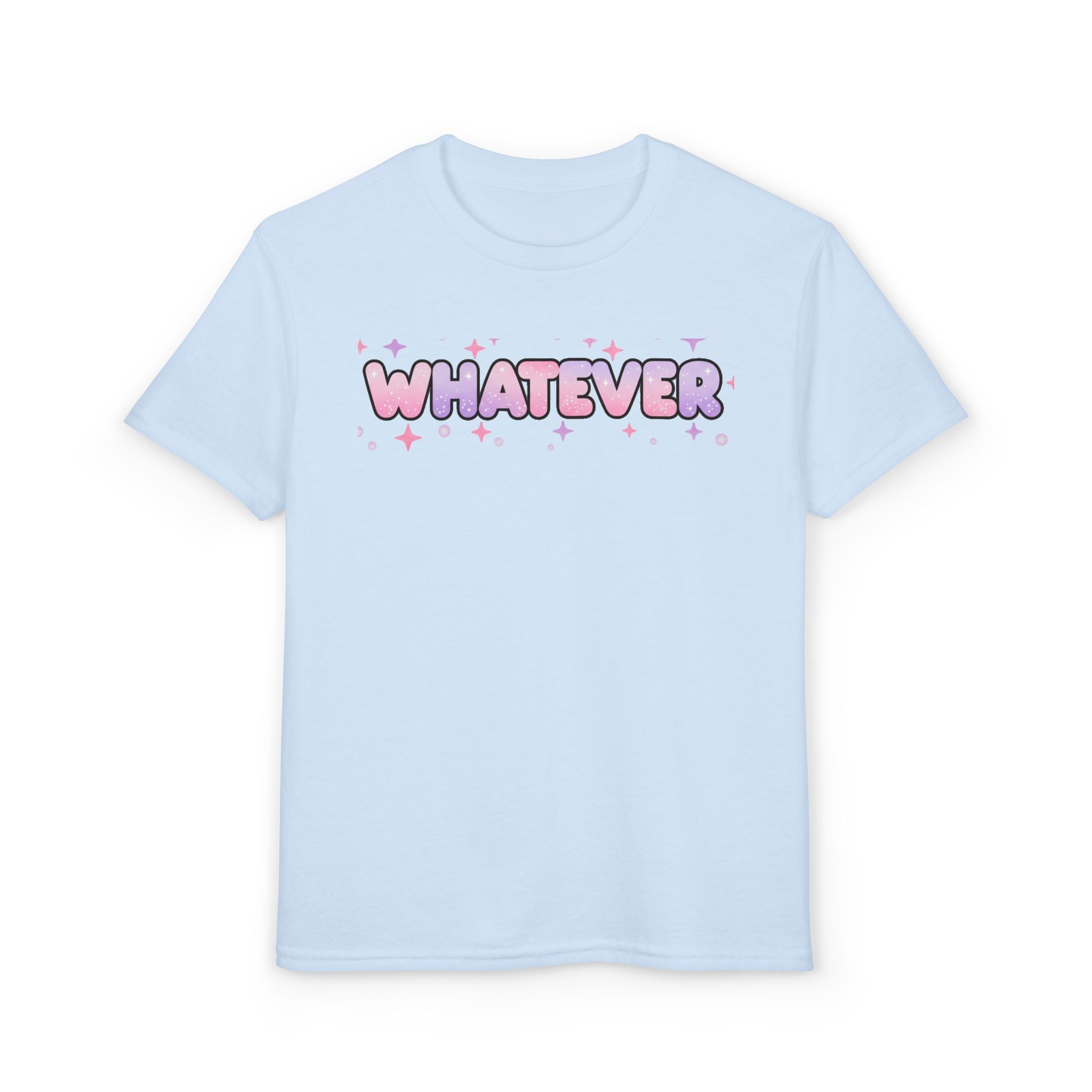WHATEVER Pink Sparkle Youth Tee