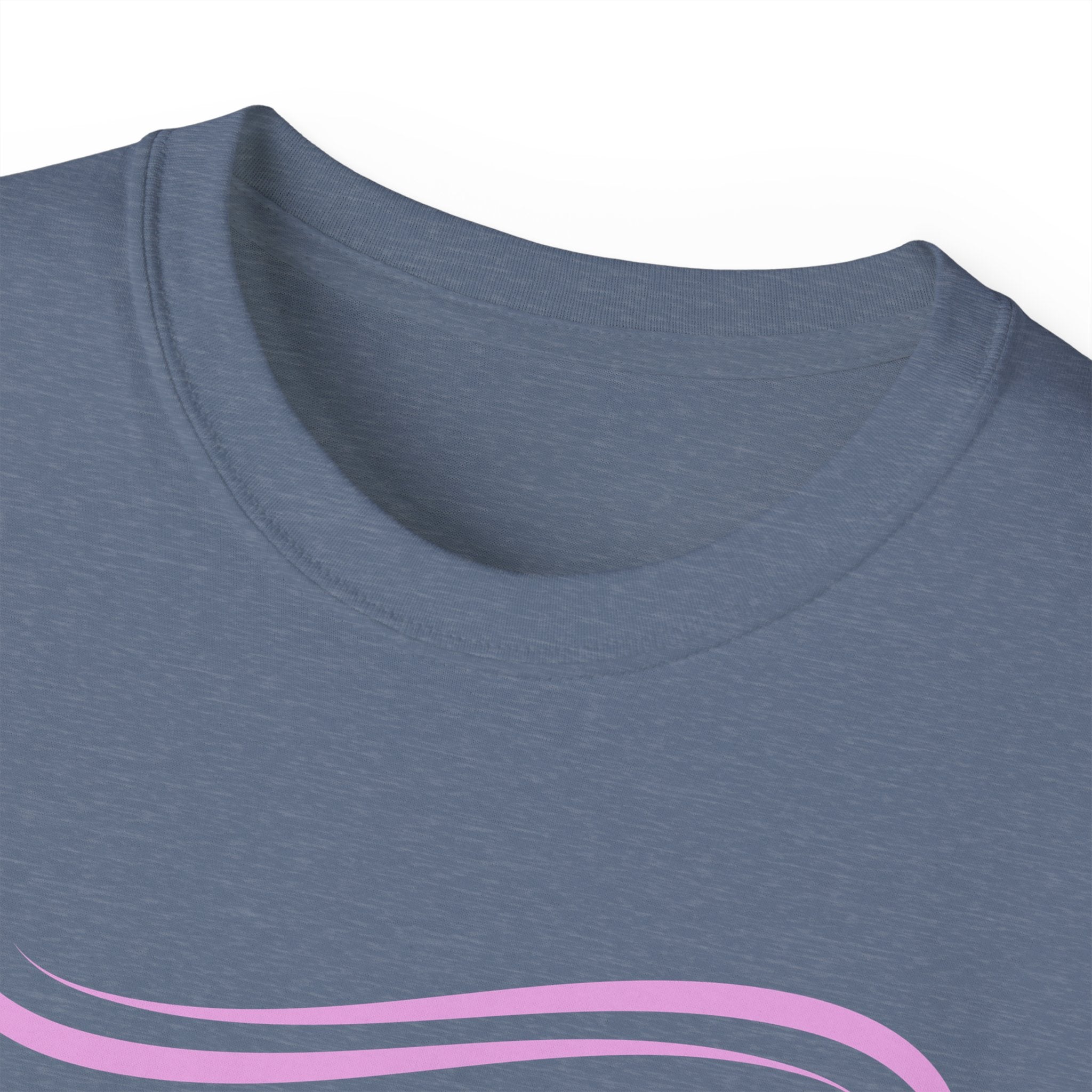 Retro Pink Accent Graphic Tee