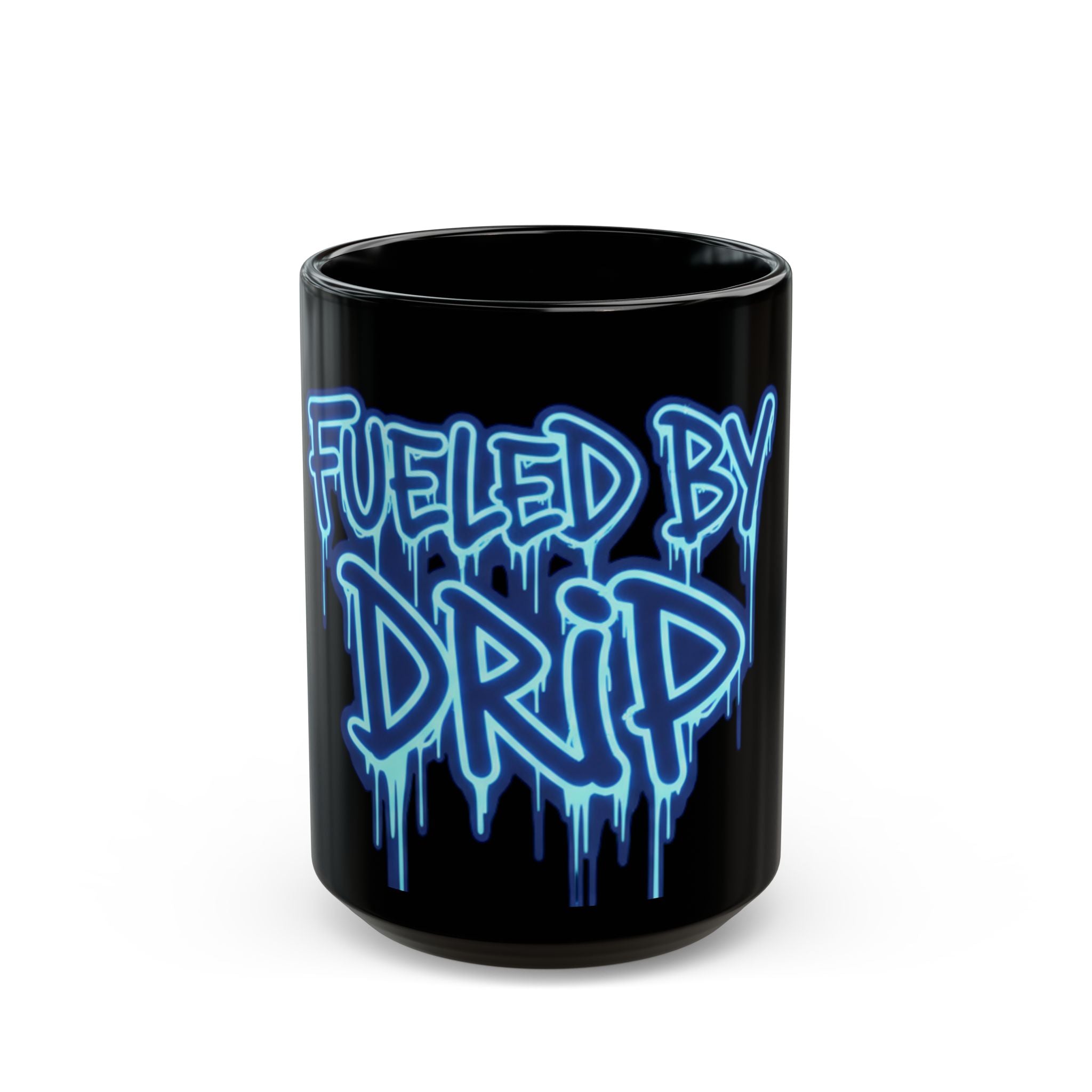 Fueled By Drip Black Mug (11oz/15oz)