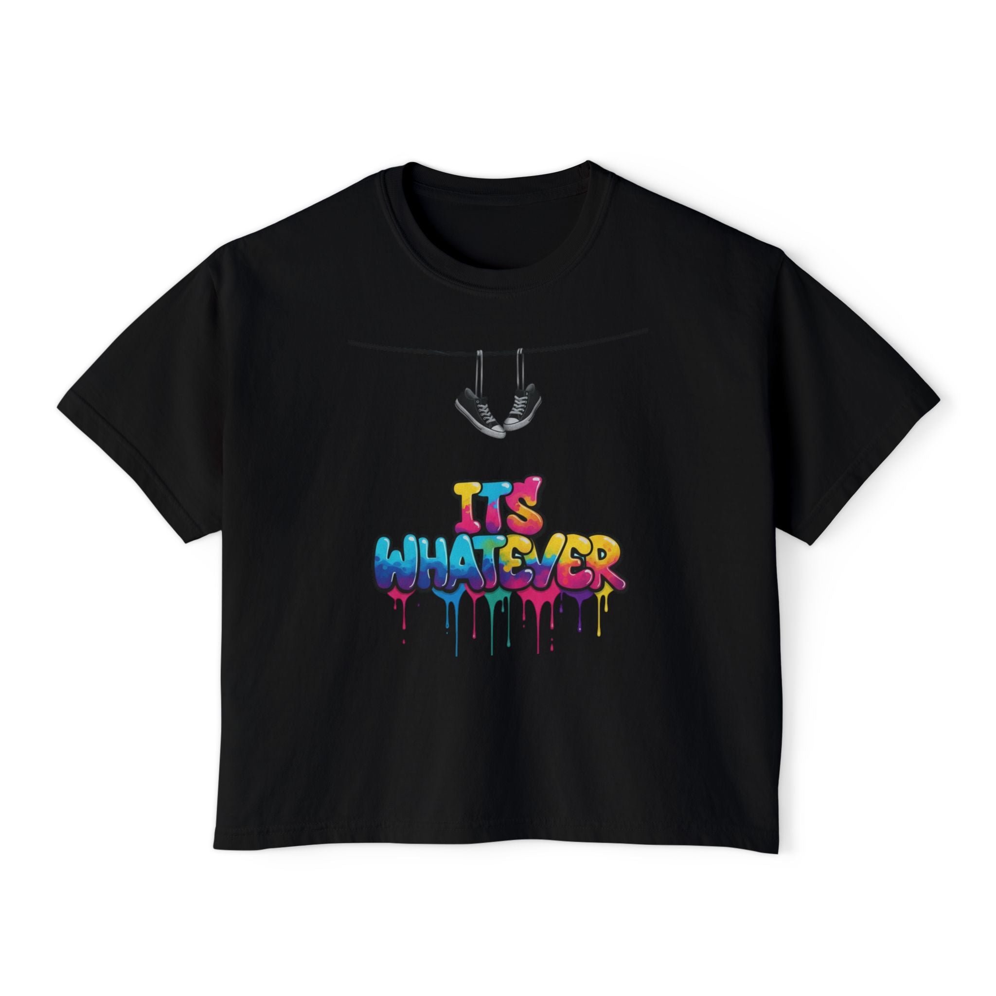 Graffiti Drip Boxy Tee