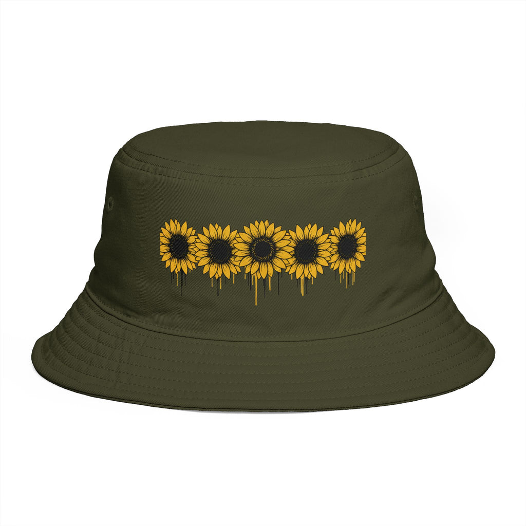Sunflower Drip Bucket Hat