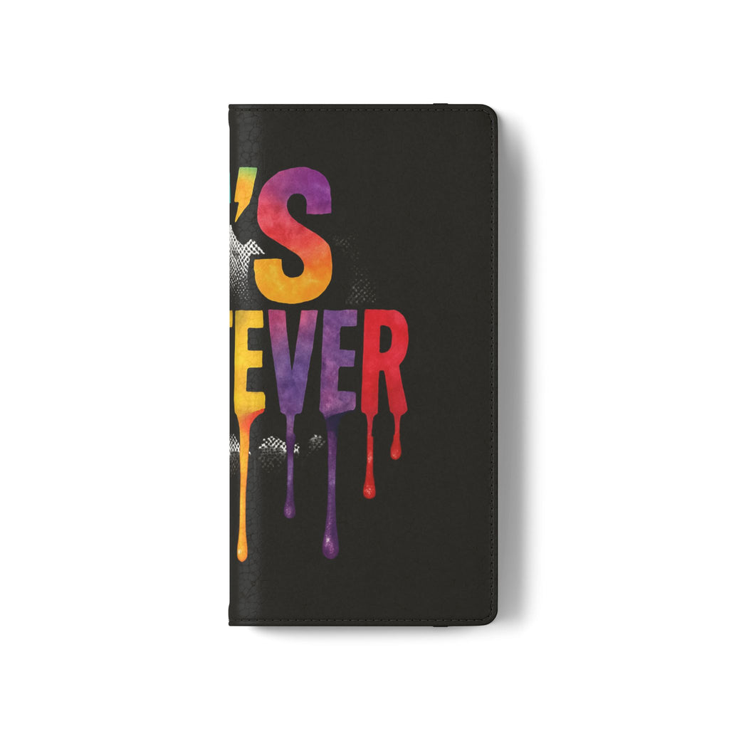 Rainbow Drip Flip Case