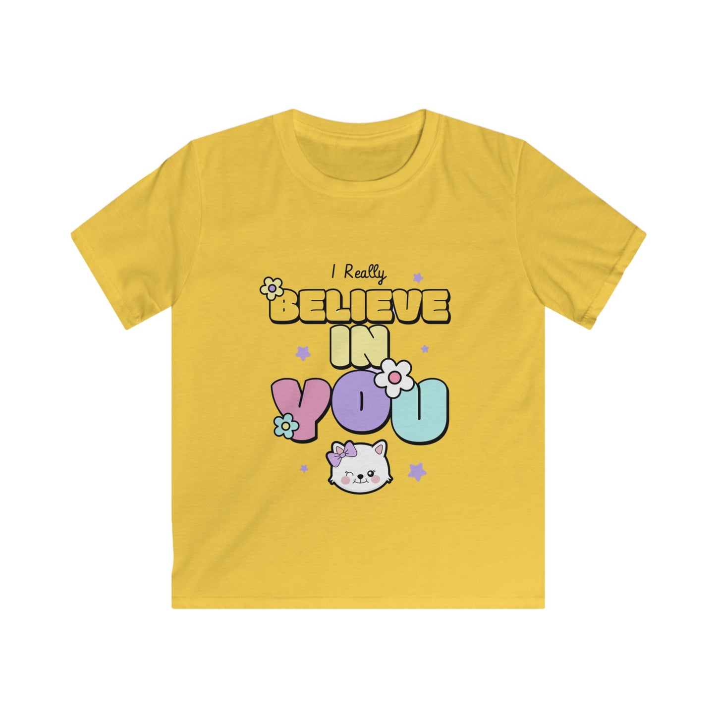 Kids Tee - 'i really believe in you' Inspirational Shirt