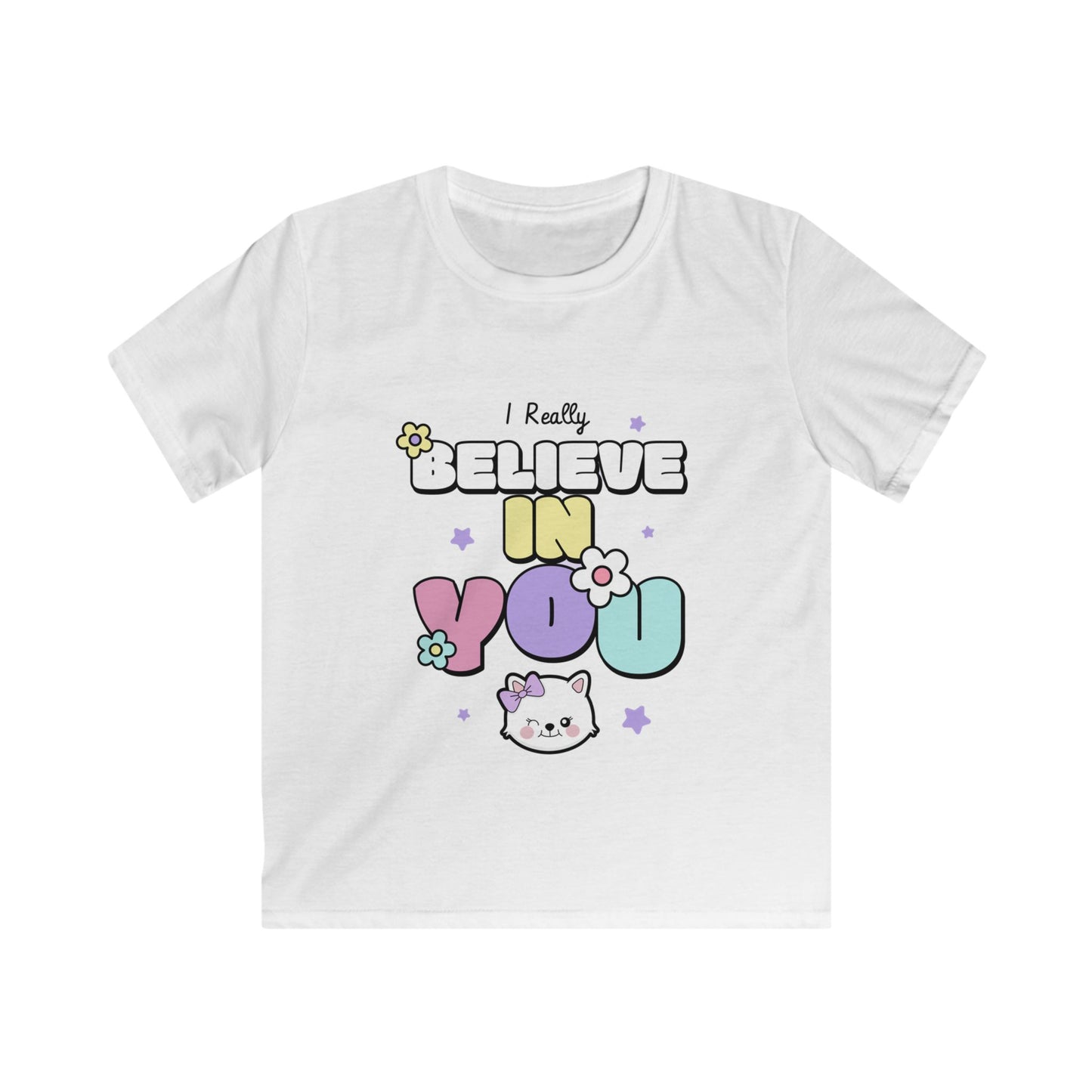 Kids Tee - 'i really believe in you' Inspirational Shirt