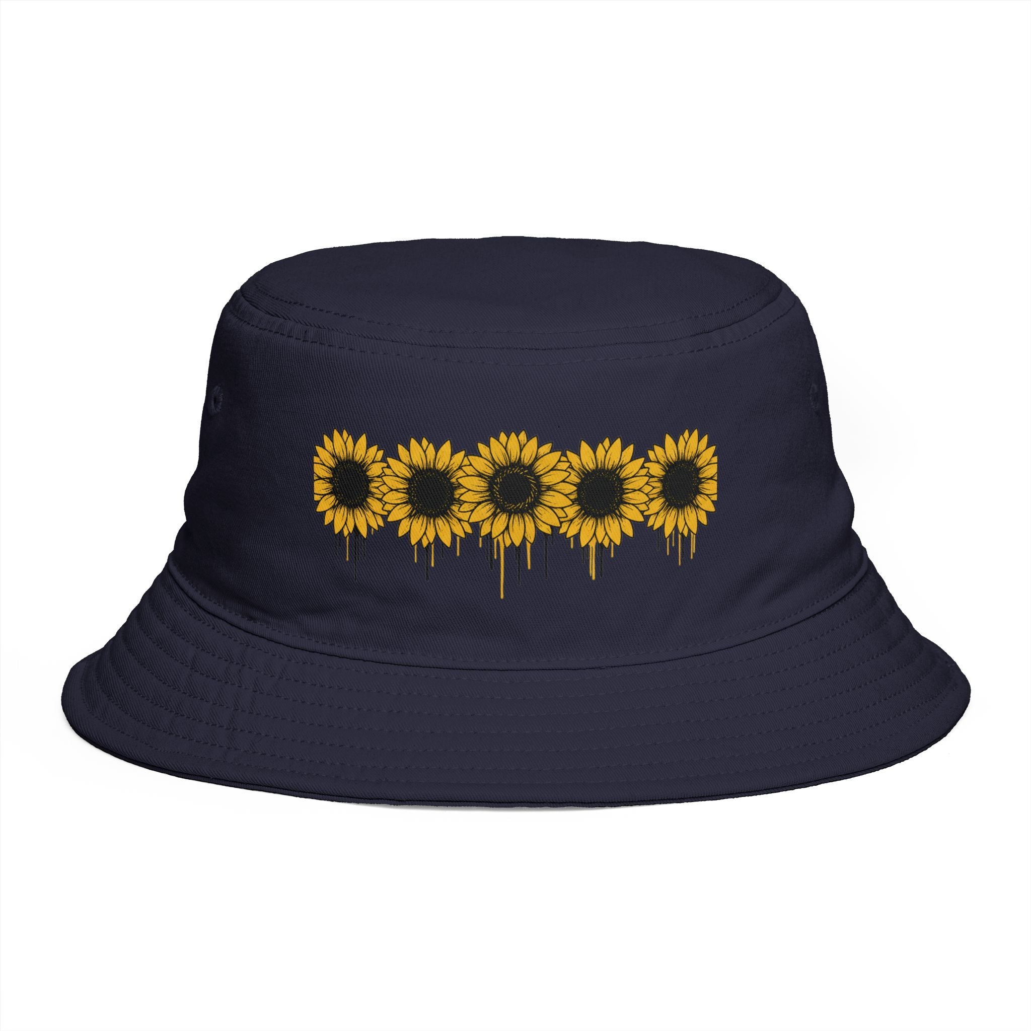 Sunflower Drip Bucket Hat