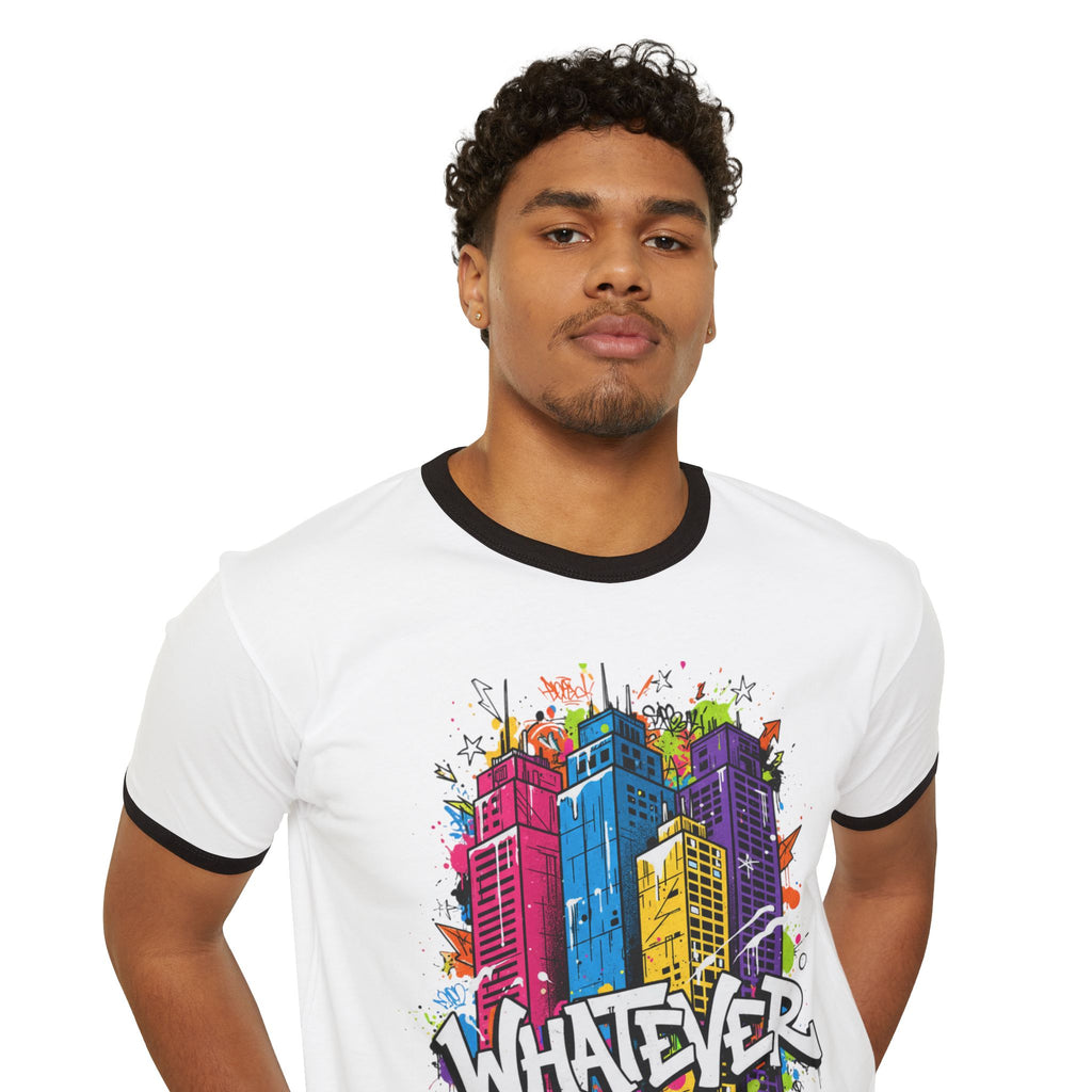 Cityscape Ringer Tee