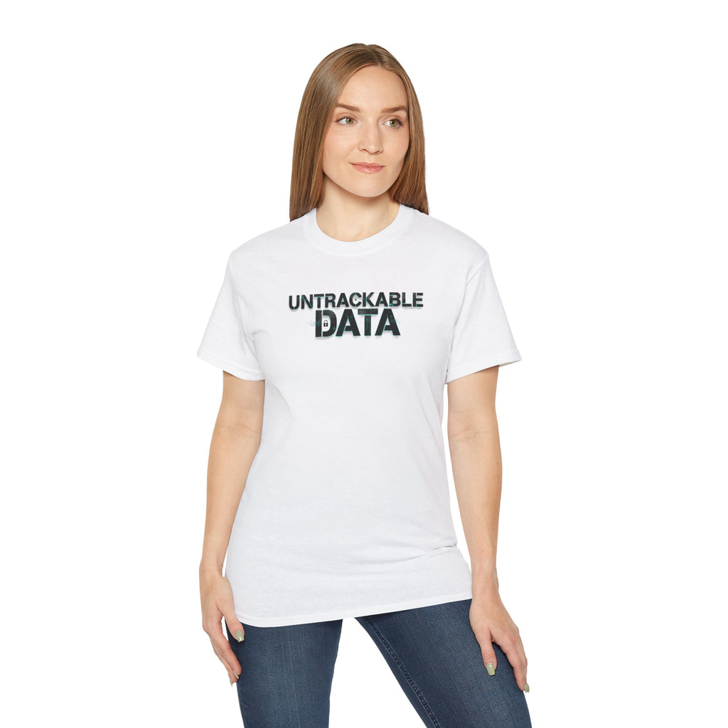 T-Shirt — "Untrackable Data" Tech Privacy Graphic Tee