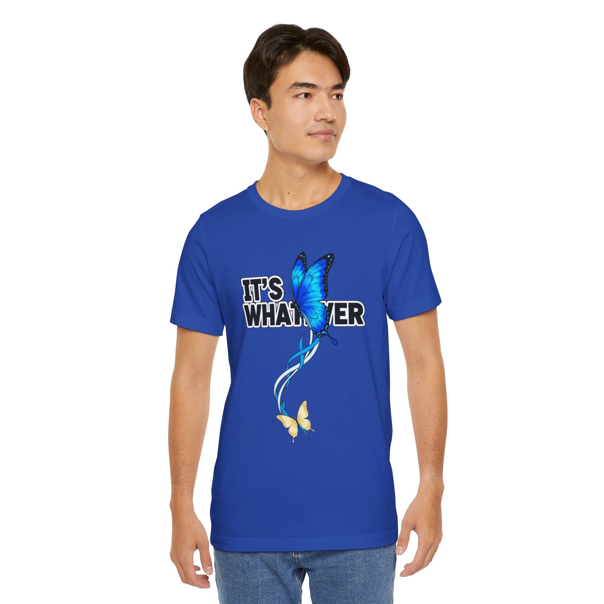 It's Whatever Blue Butterfly Tee