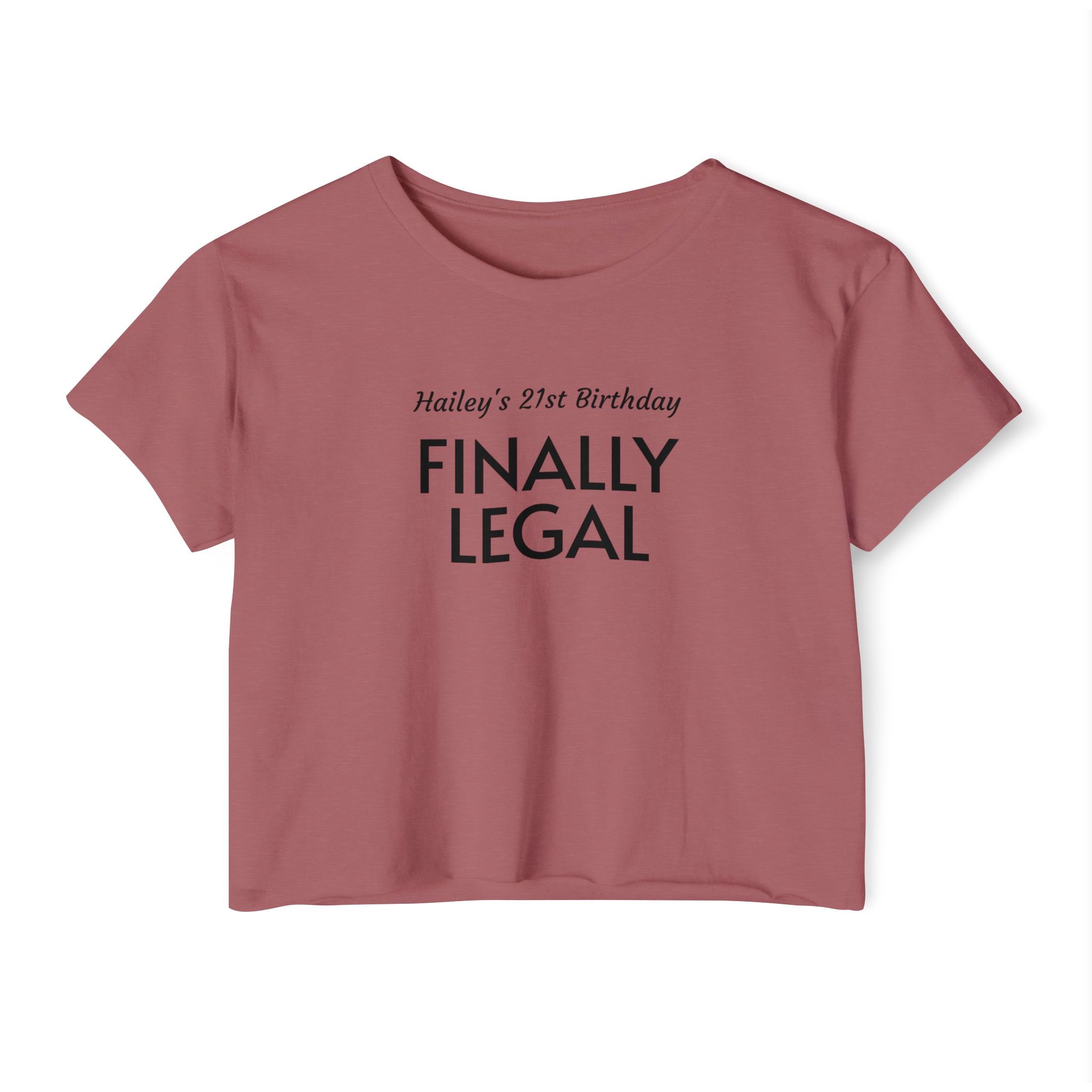 Finally Legal Crop Top