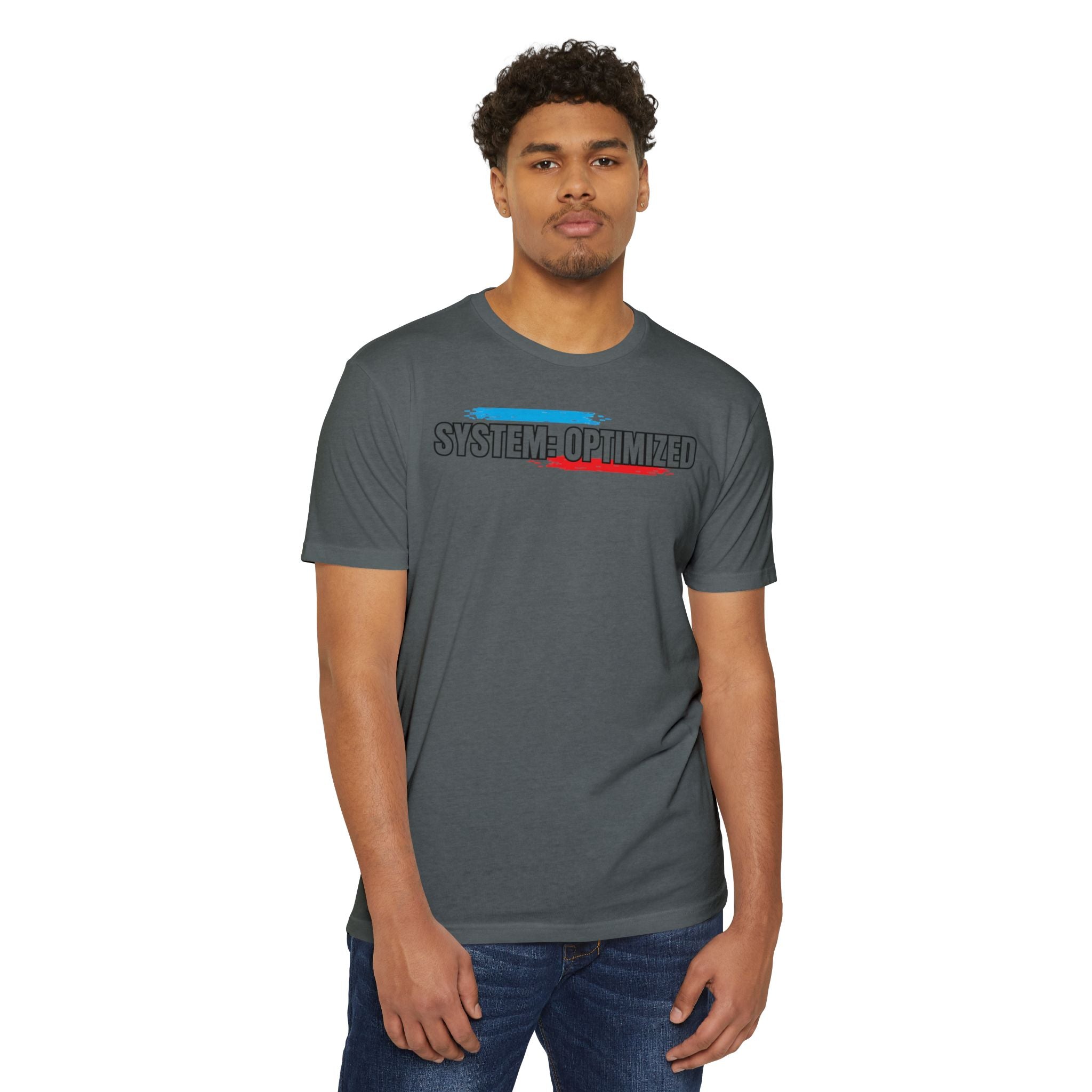 System Optimized T-Shirt — "Drafted in 2025, Engineered for 2026" Tech Graphic Tee