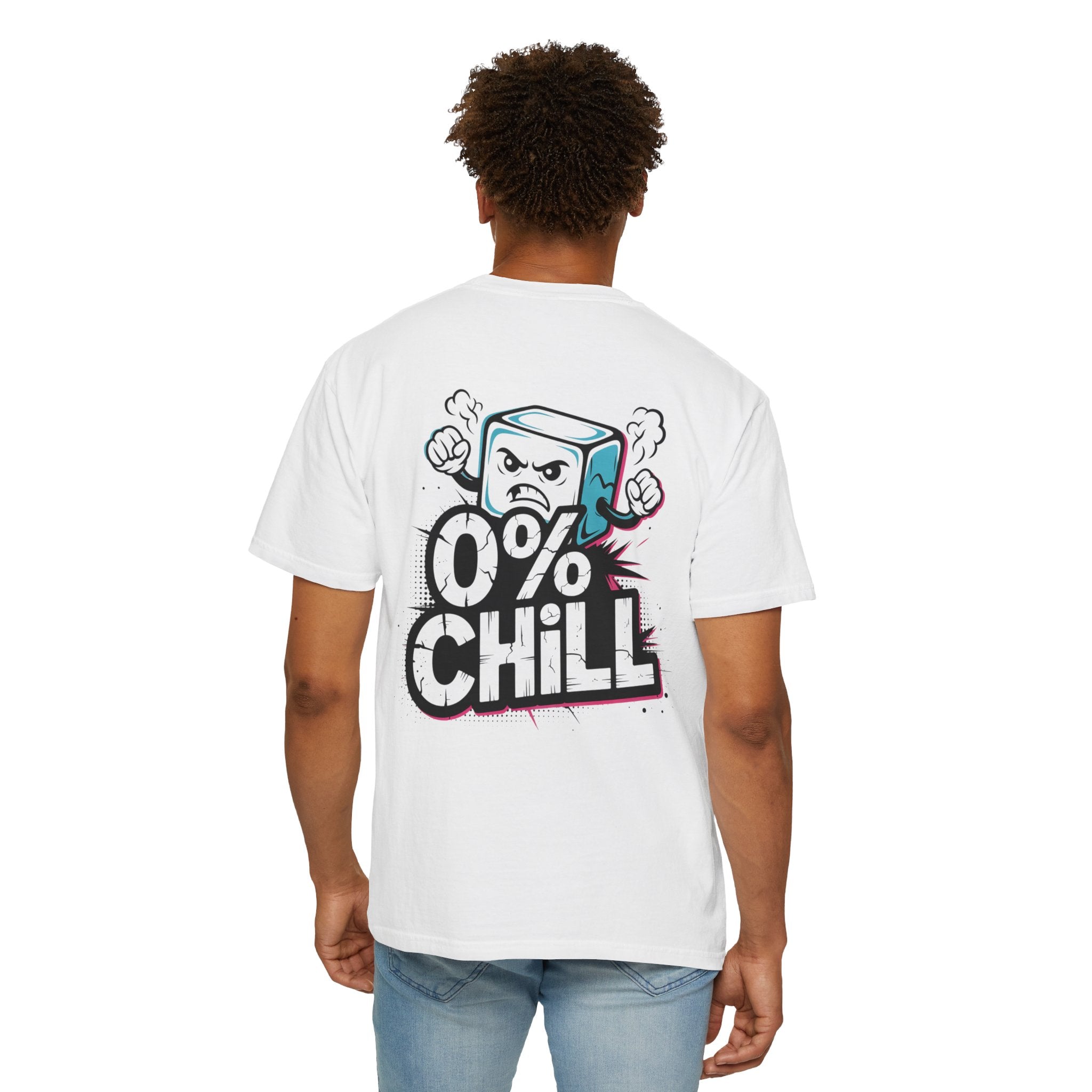 T-Shirt — '0% Chill' Angry Ice Cube Graphic Tee