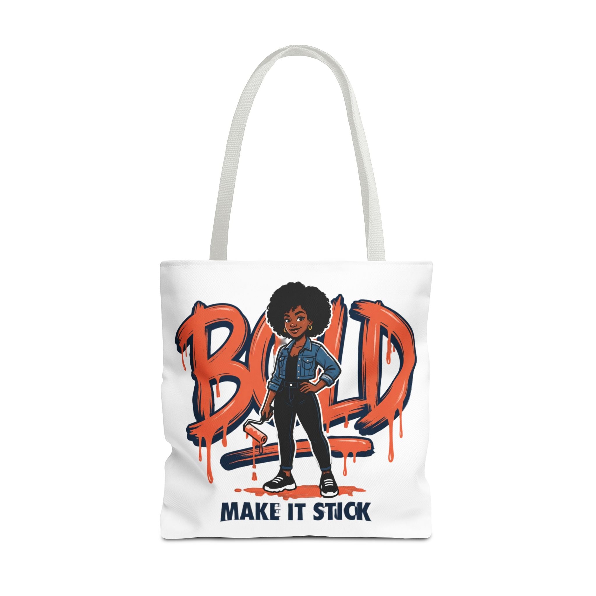 Bold Make It Stick Tote Bag