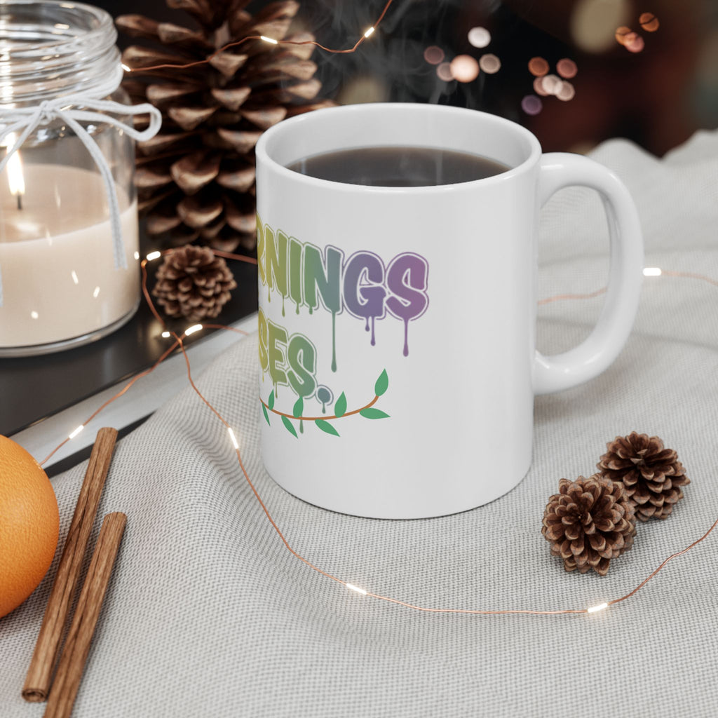 Soft Mornings. She Rises. — Inspirational Ceramic Mug