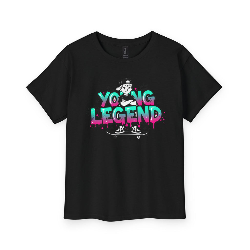 Youth Tee — "Young Legend" Skate Graphic Kids T-Shirt