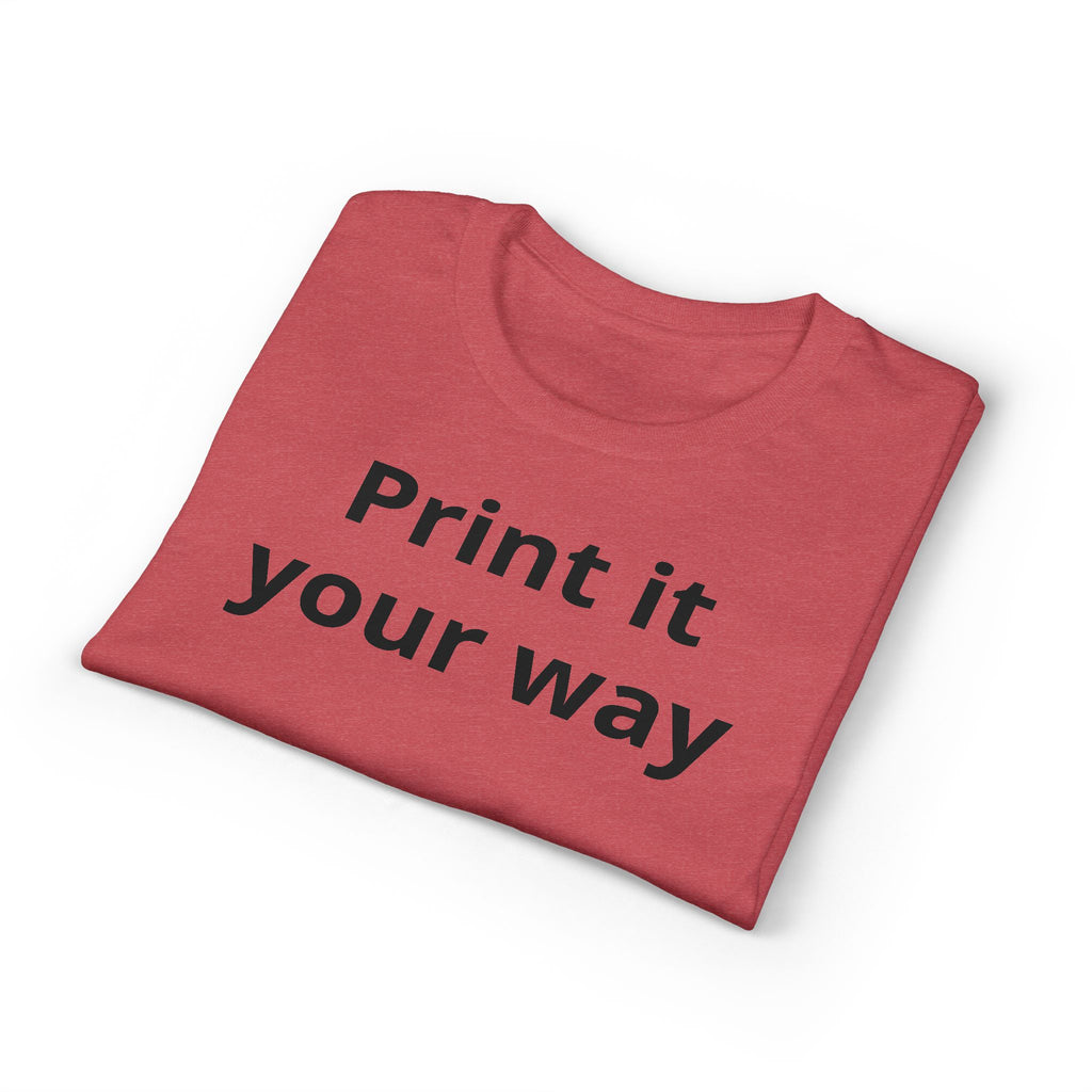 Custom Text DryBlend Tee