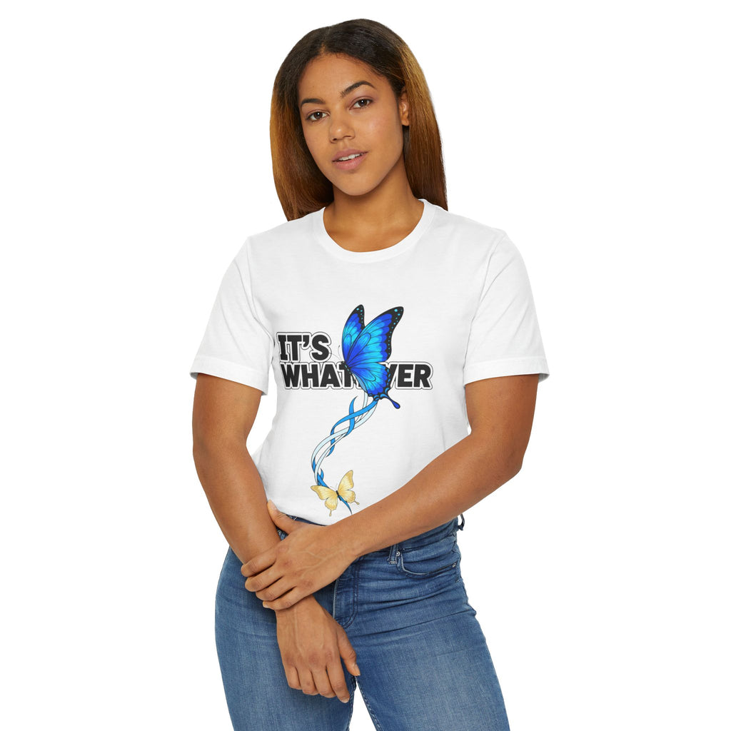 It's Whatever Blue Butterfly Tee