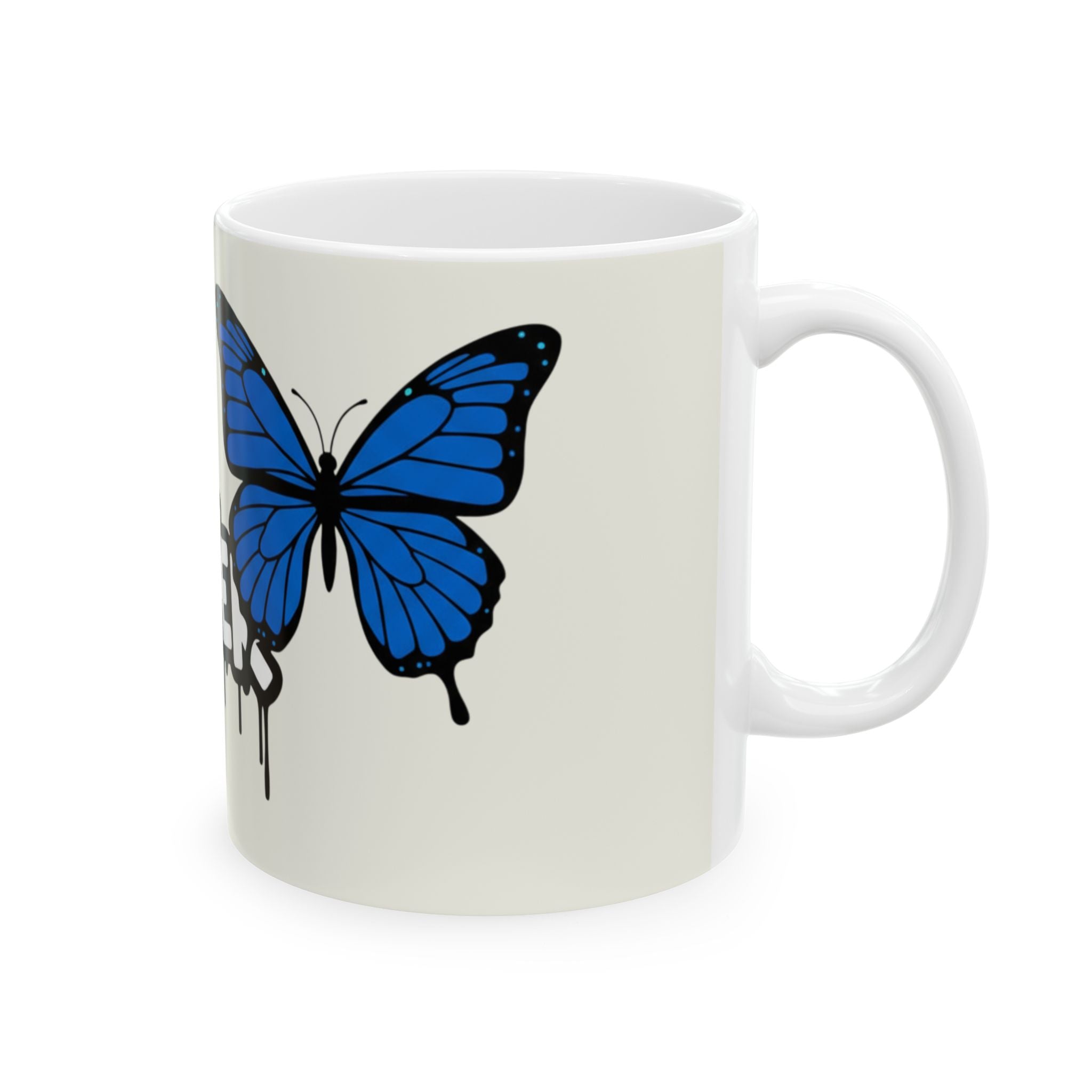 It's Whatever Blue Butterfly Mug