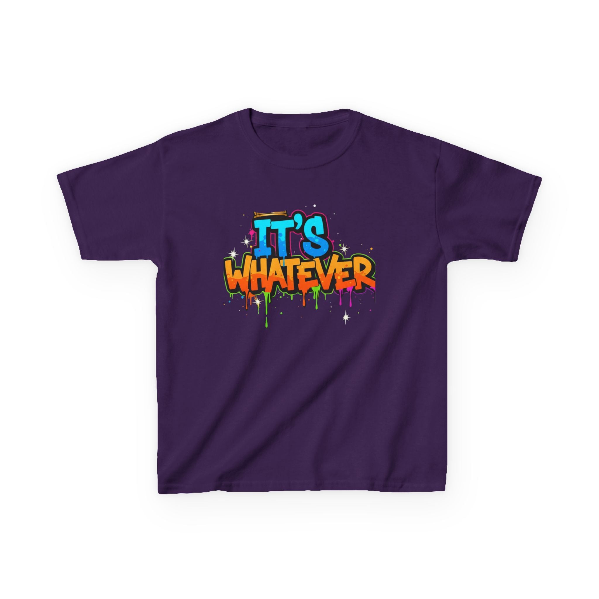 Color Drip Graffiti Kids Tee — Streetwear Graphic T-Shirt