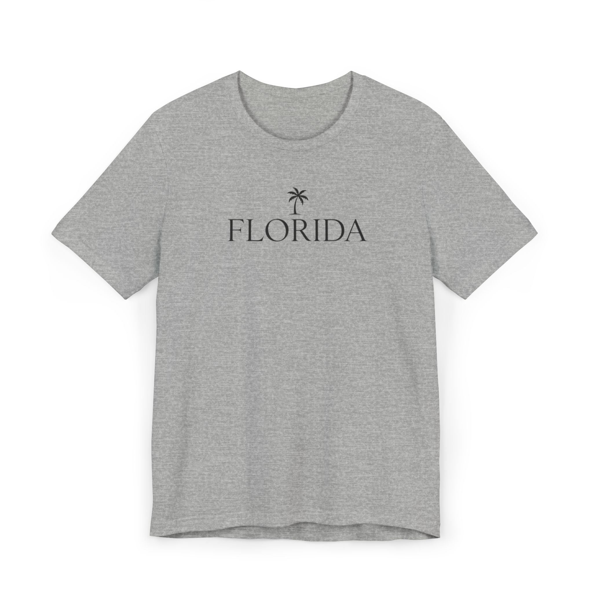 Florida Palm Tee — Minimal State Outline T-Shirt