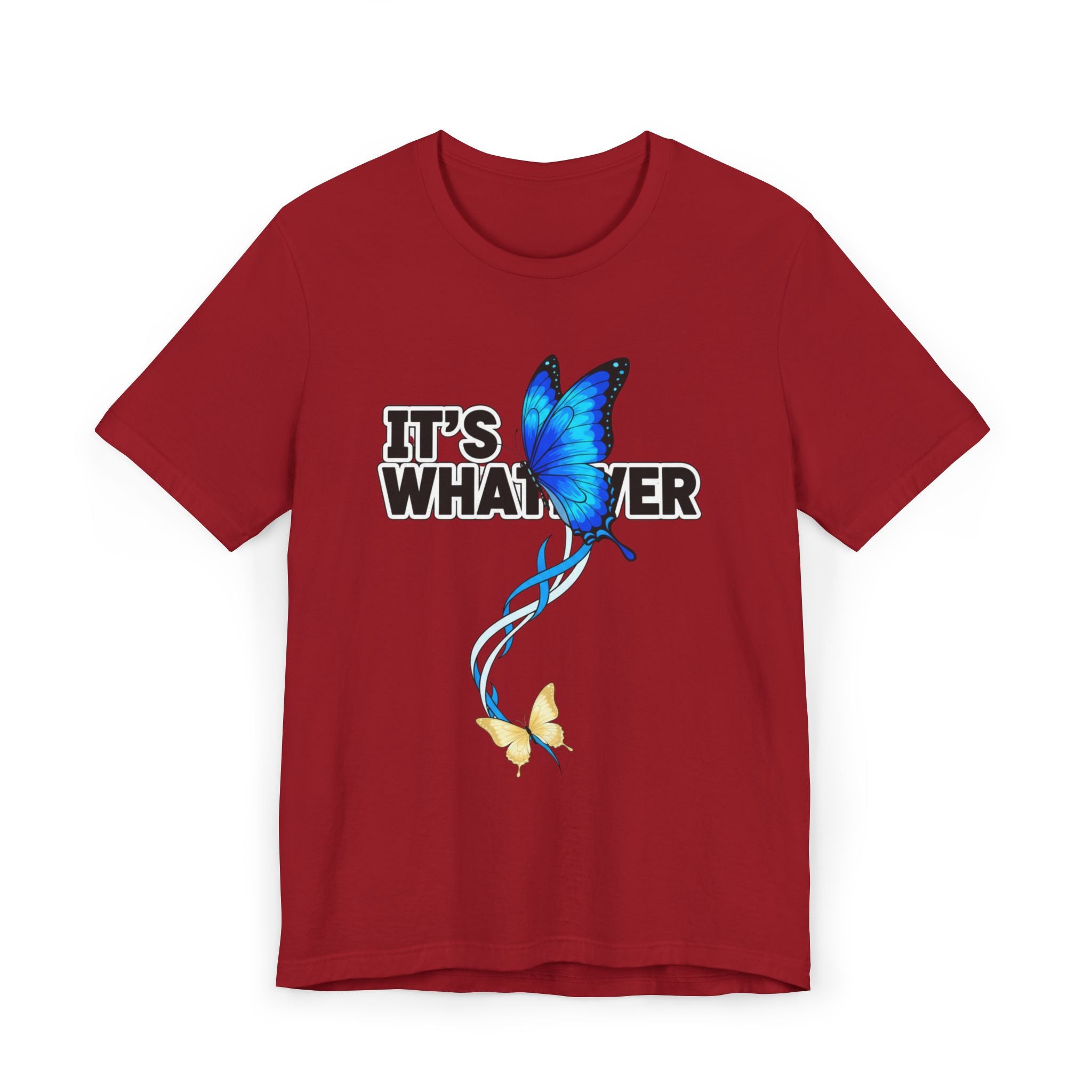 It's Whatever Blue Butterfly Tee