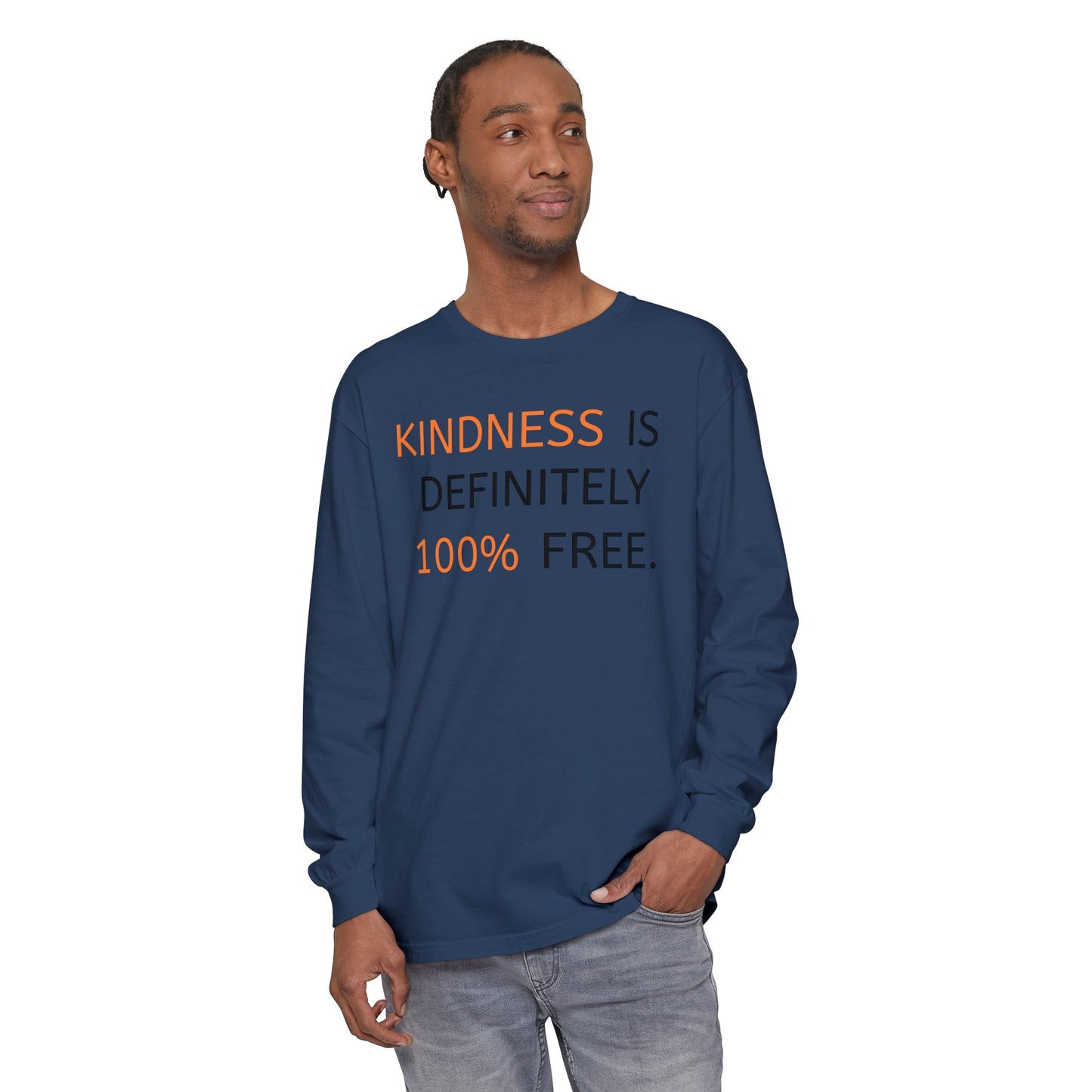 Unisex Garment-dyed Long Sleeve T-Shirt