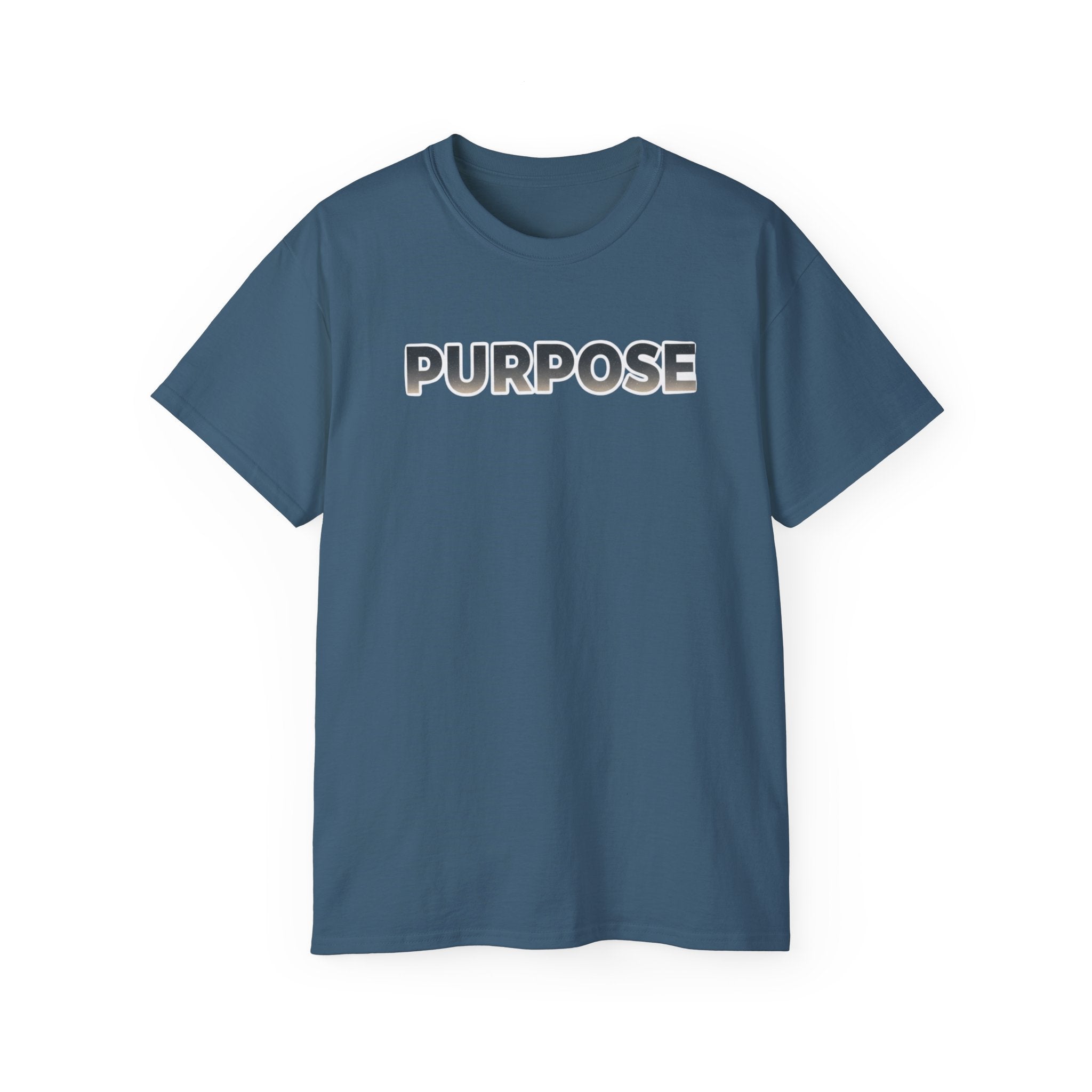 Purpose Front Synchronized Back Graphic Tee - Motivational Streetwear T-Shirt