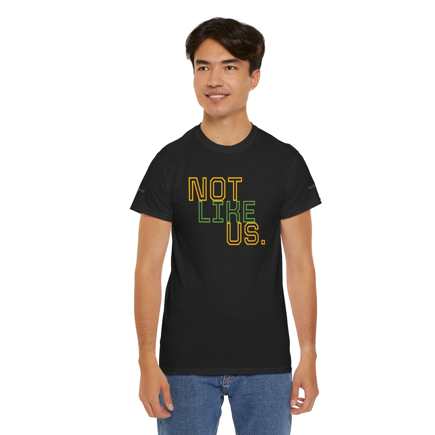 Unisex Heavy Cotton Tee - "NOT LIKE US" Statement Tee