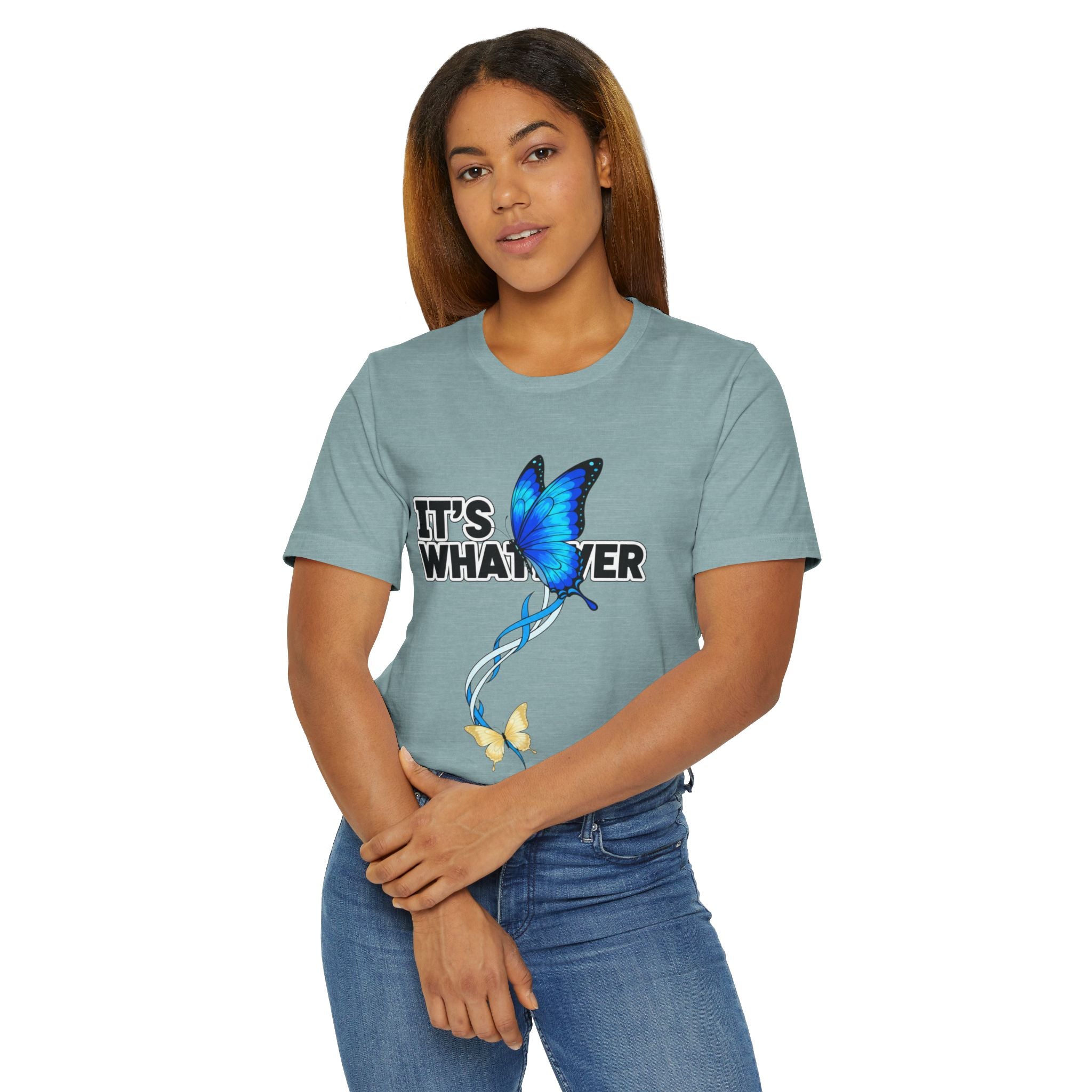 It's Whatever Blue Butterfly Tee